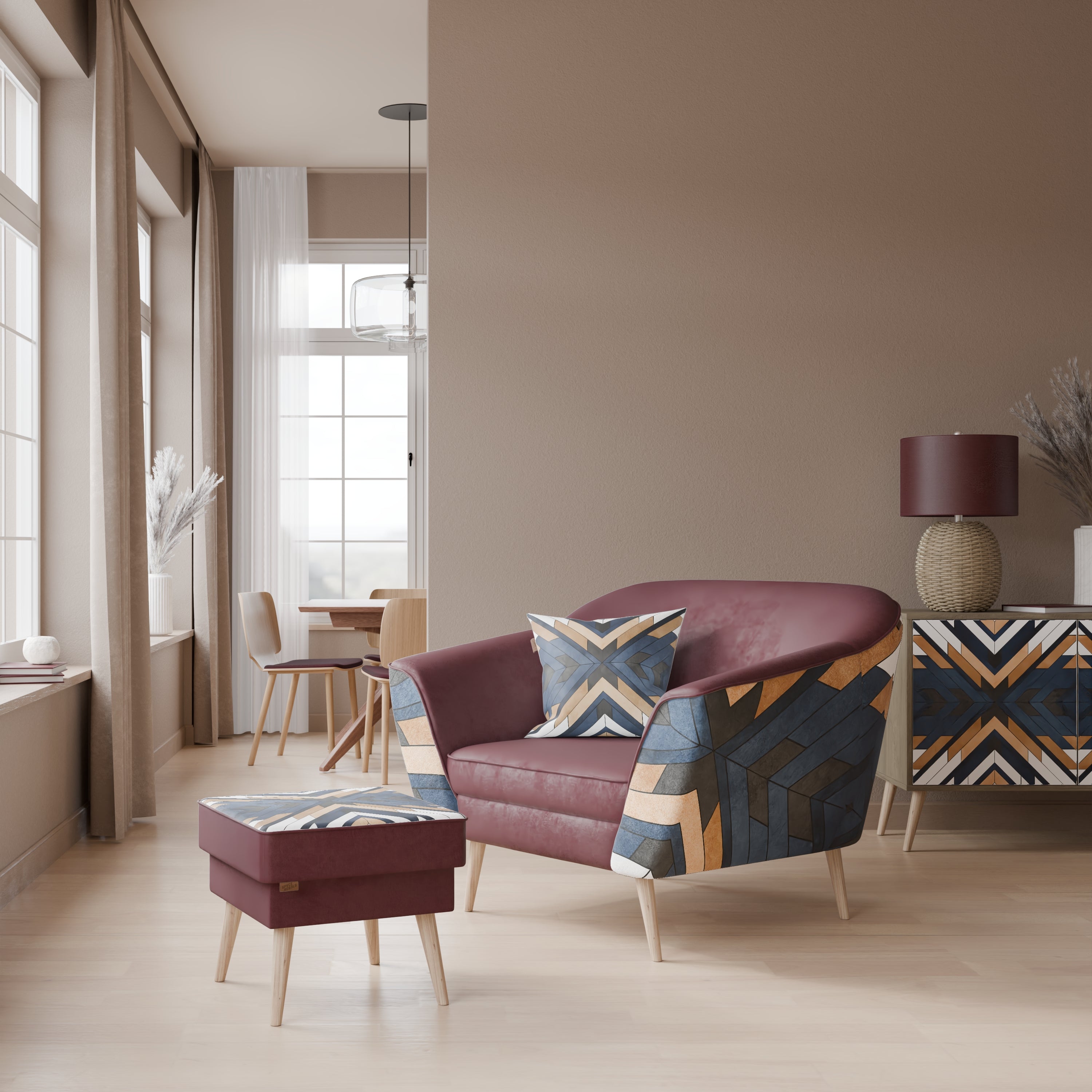 ARTFUL GEOMETRY Fotel AURORA