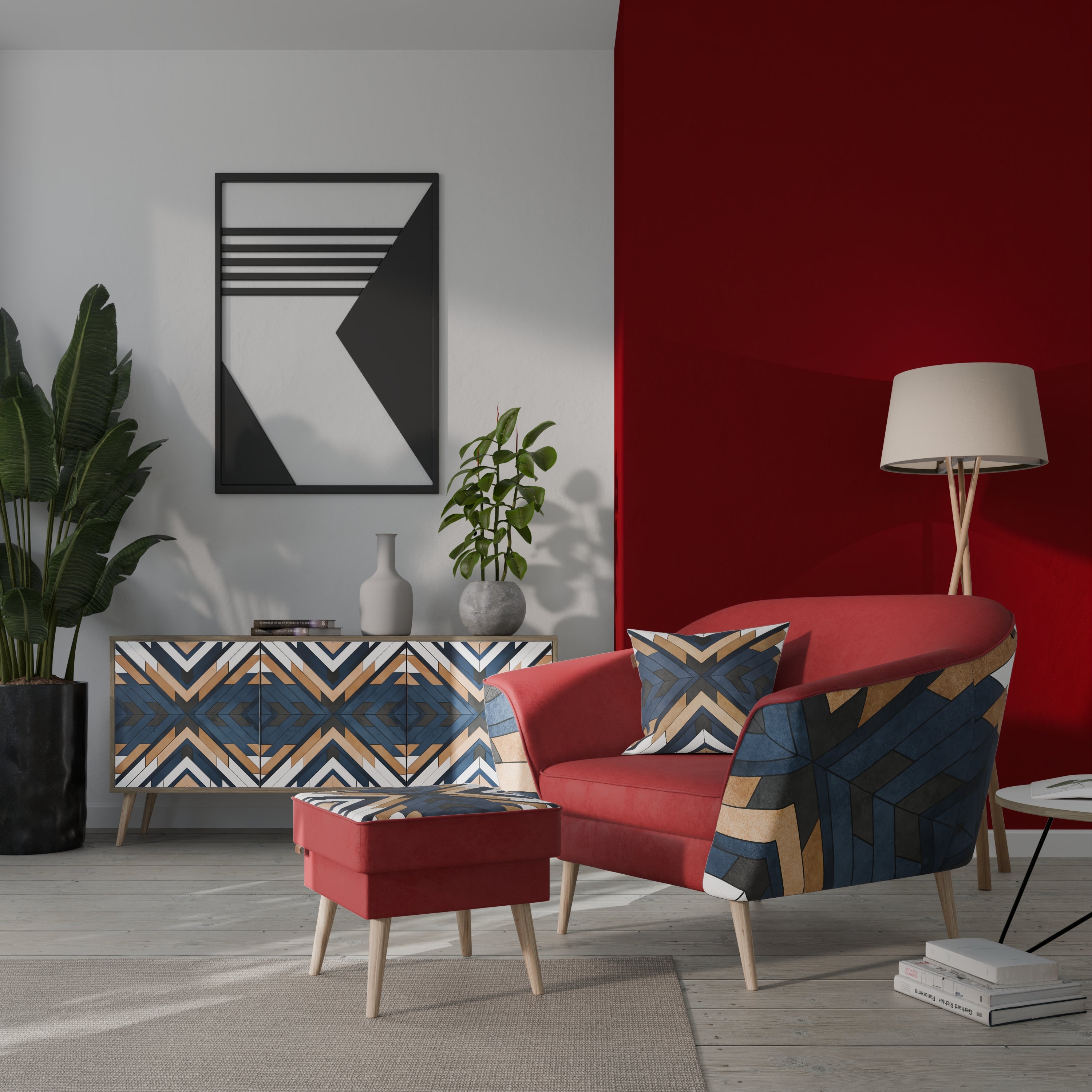 ARTFUL GEOMETRY Fotel AURORA
