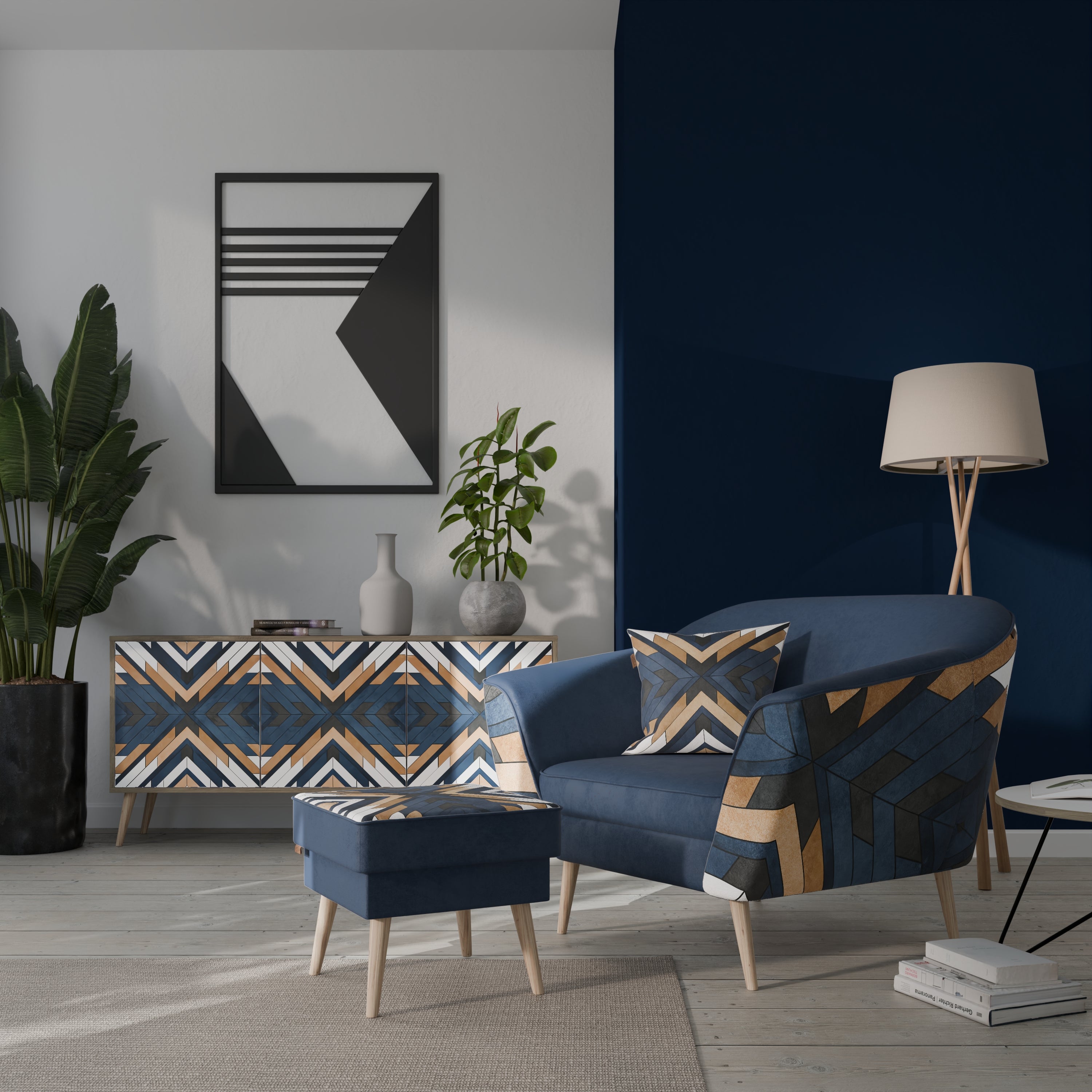 ARTFUL GEOMETRY Fotel AURORA