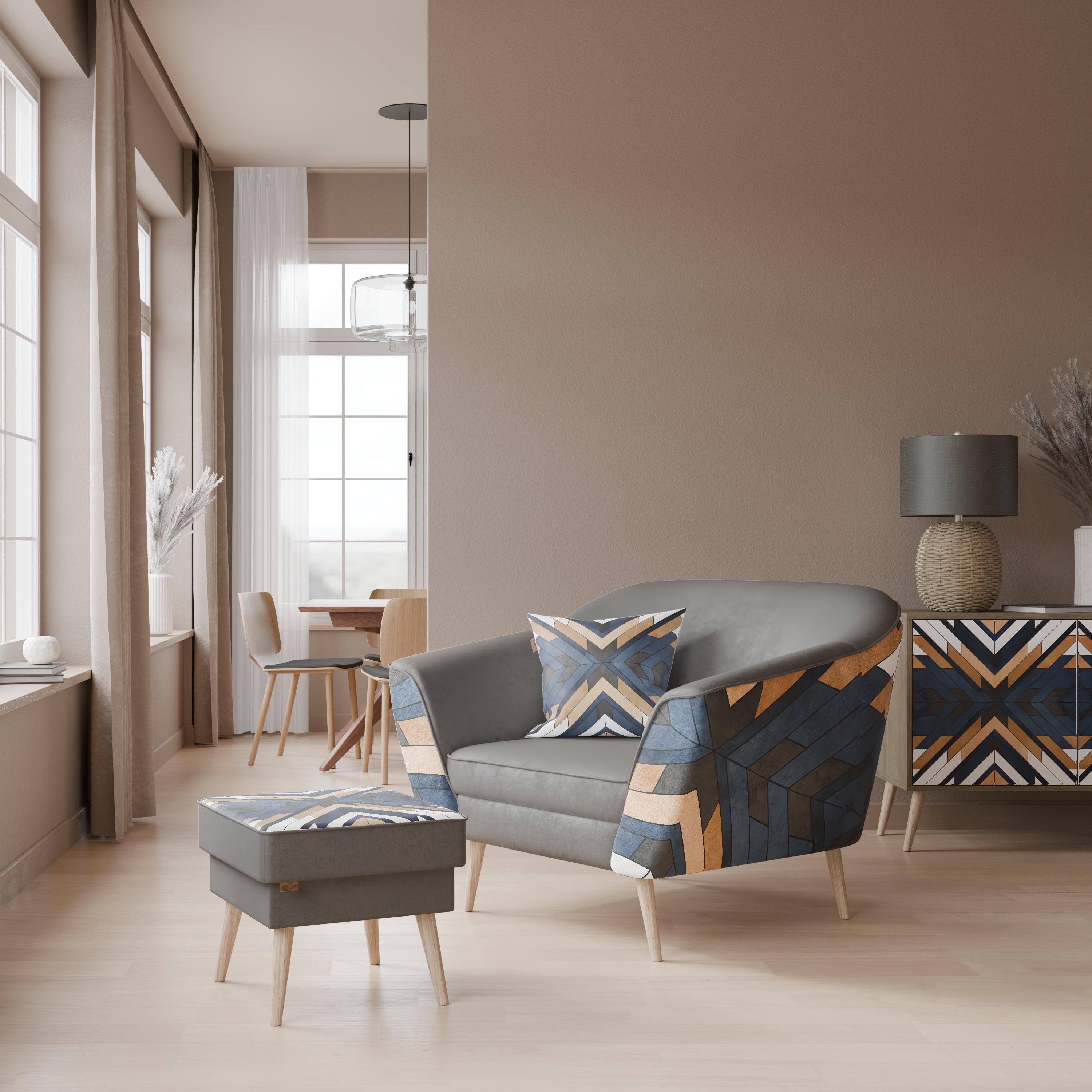 ARTFUL GEOMETRY Fotel AURORA