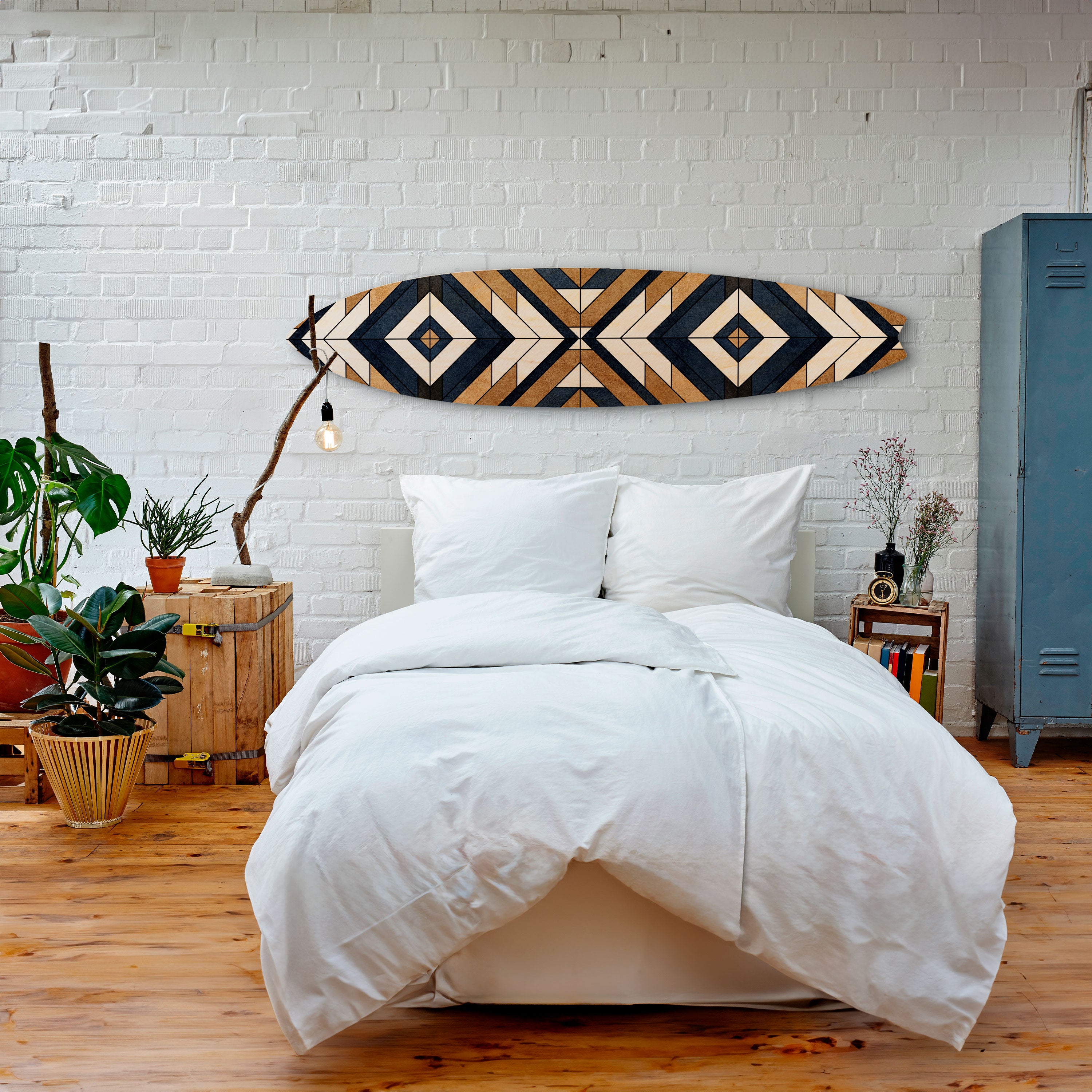 ARTFUL GEOMETRY Dekoracyjna deska surfingowa