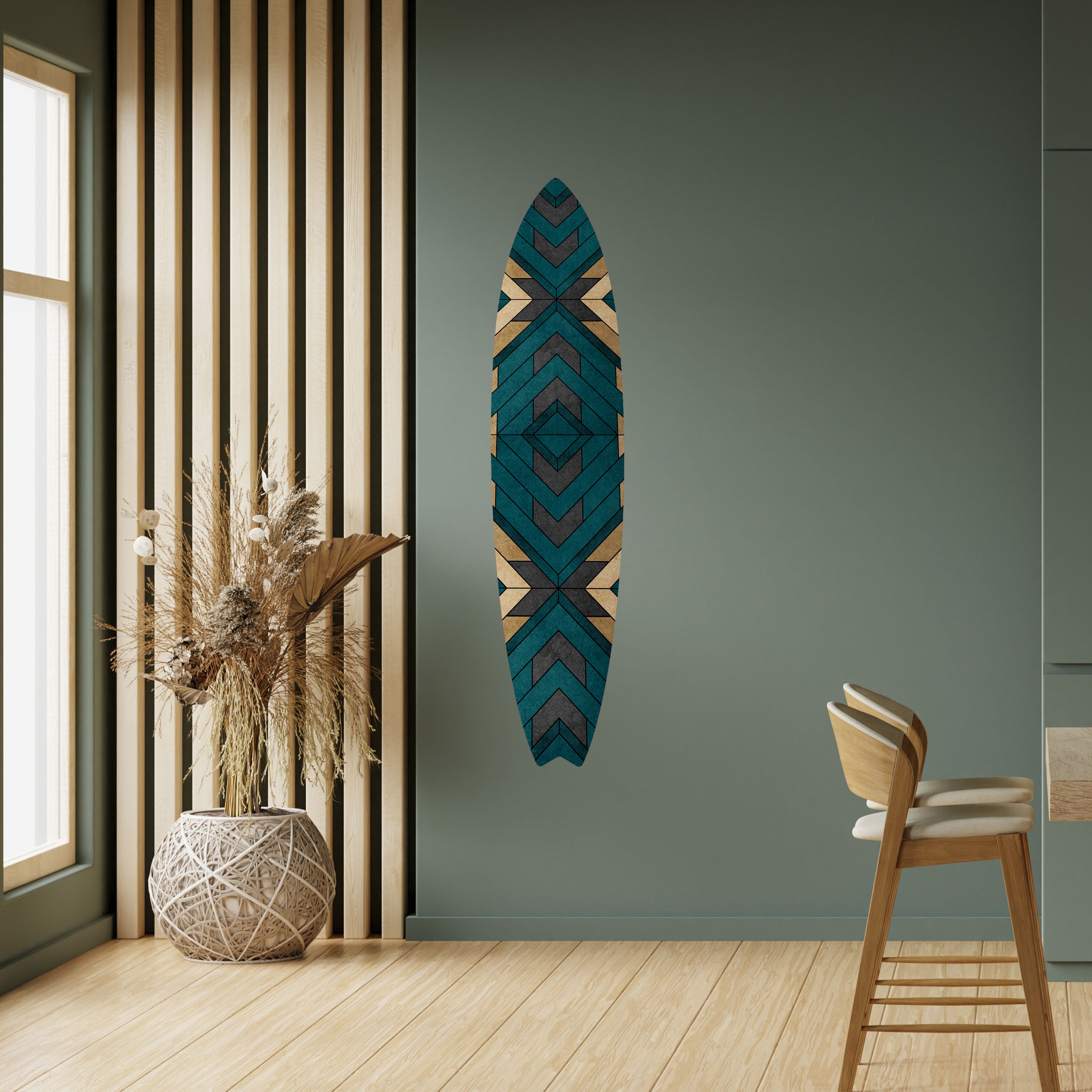 ARTISTIC GEOMETRY Naklejka - deska surfingowa