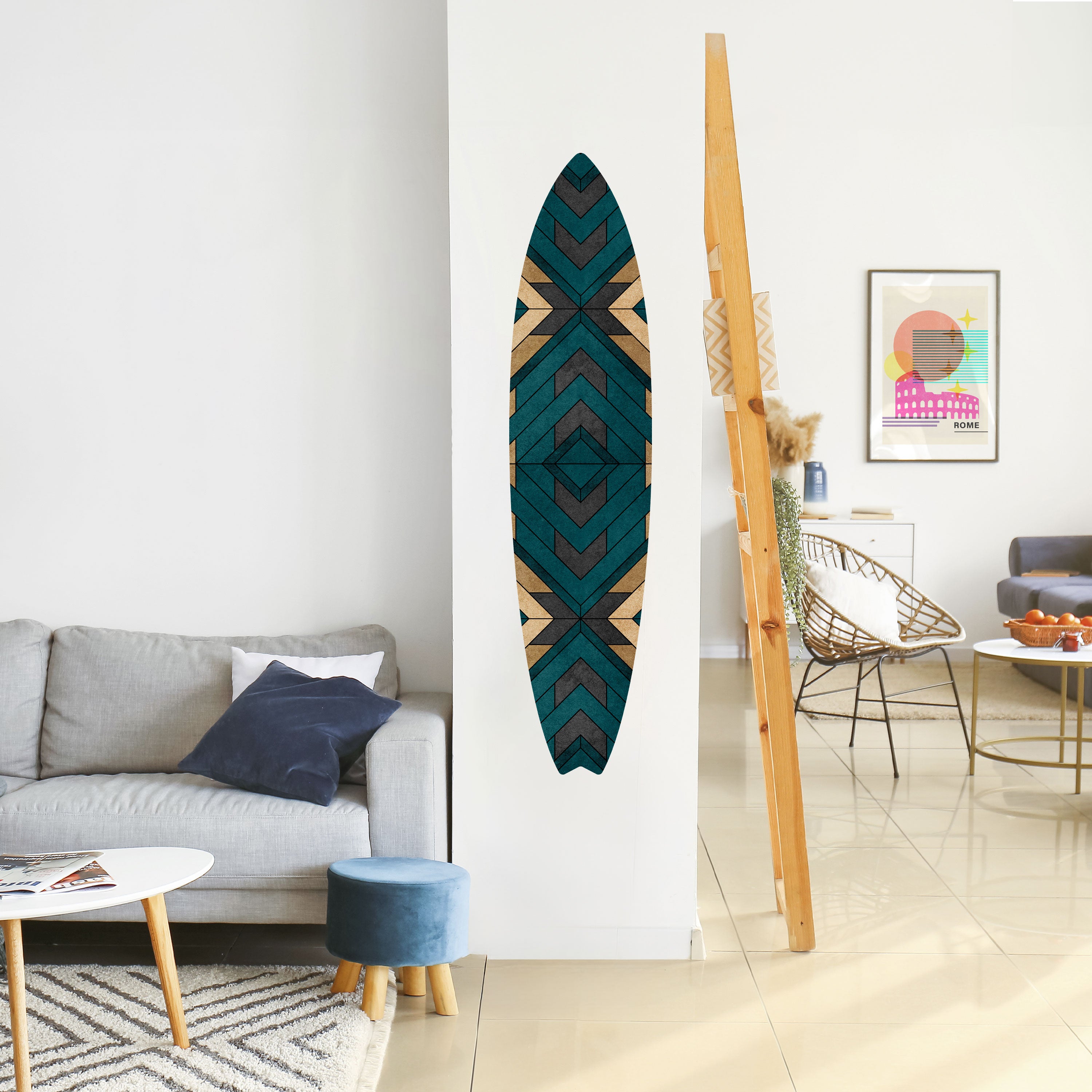 ARTISTIC GEOMETRY Naklejka - deska surfingowa