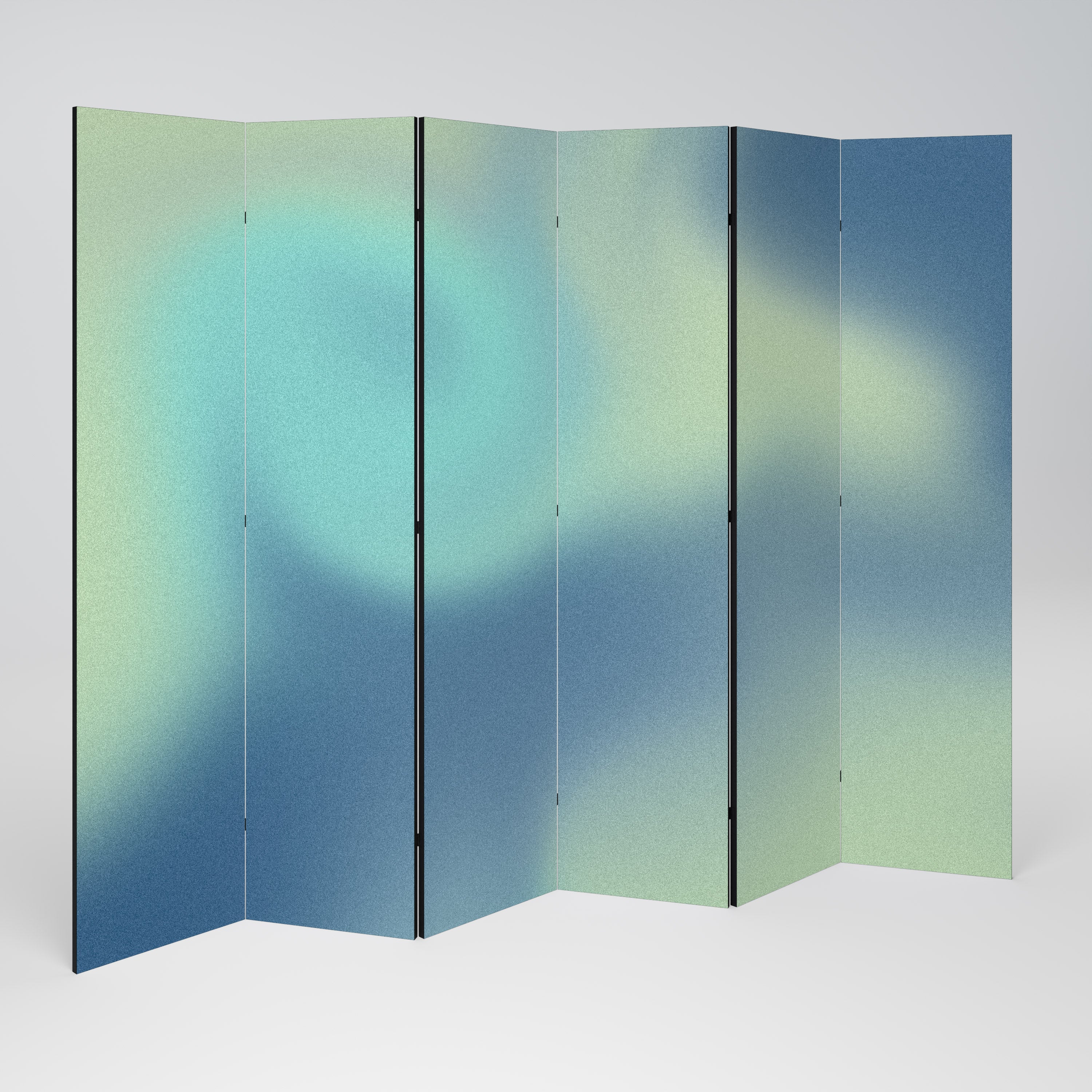 ETHEREAL SHADES UNVEILED Dekoracyjny parawan 6-skrzydłowy