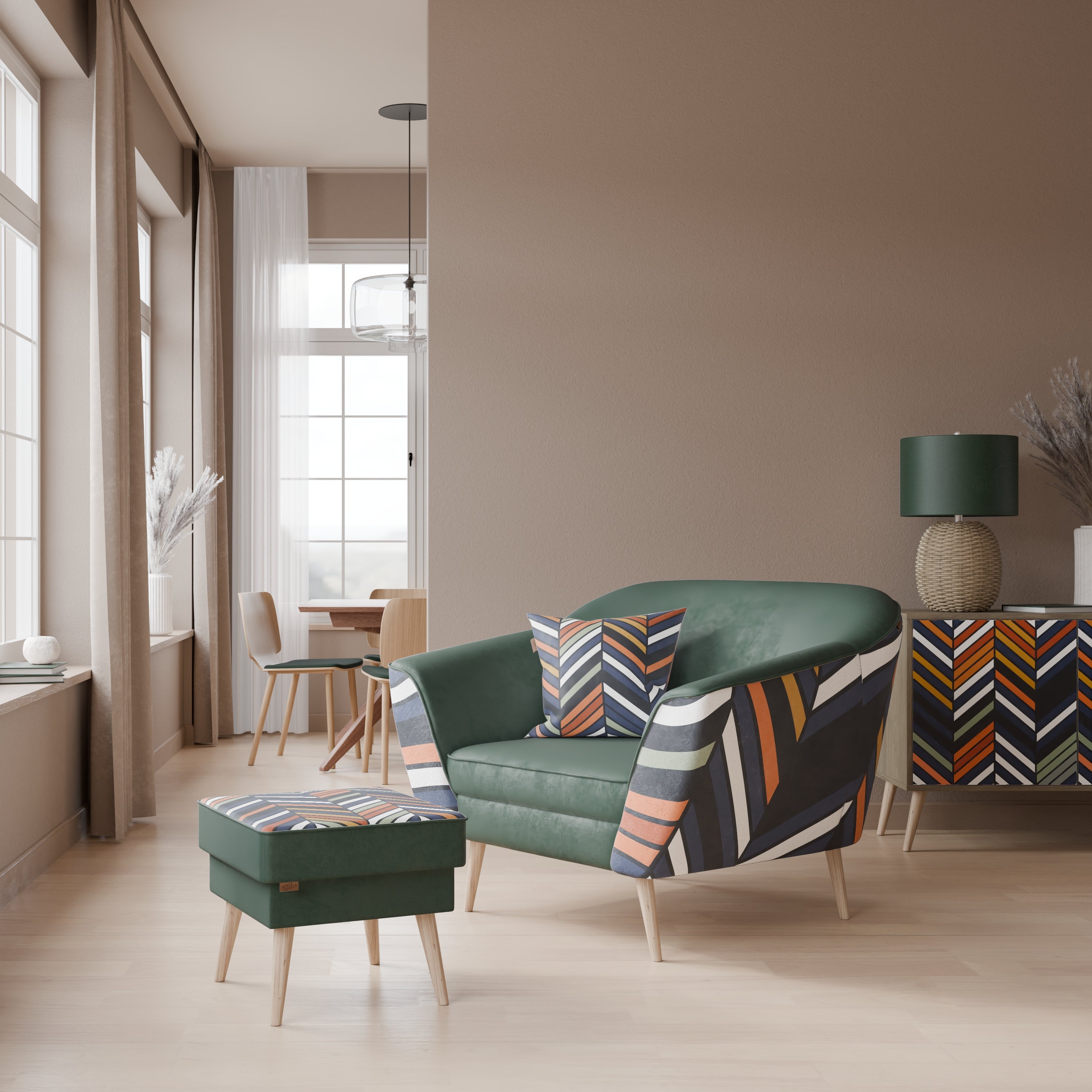 VIBRANT PATCHWORK Fotel AURORA