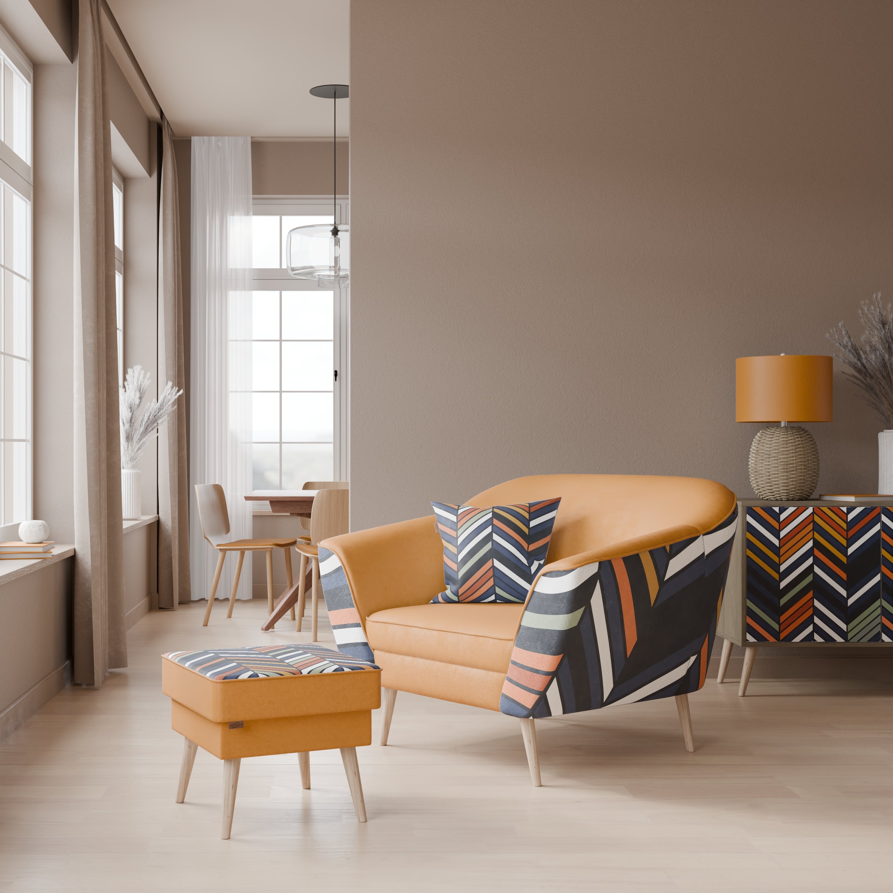 VIBRANT PATCHWORK Fotel AURORA