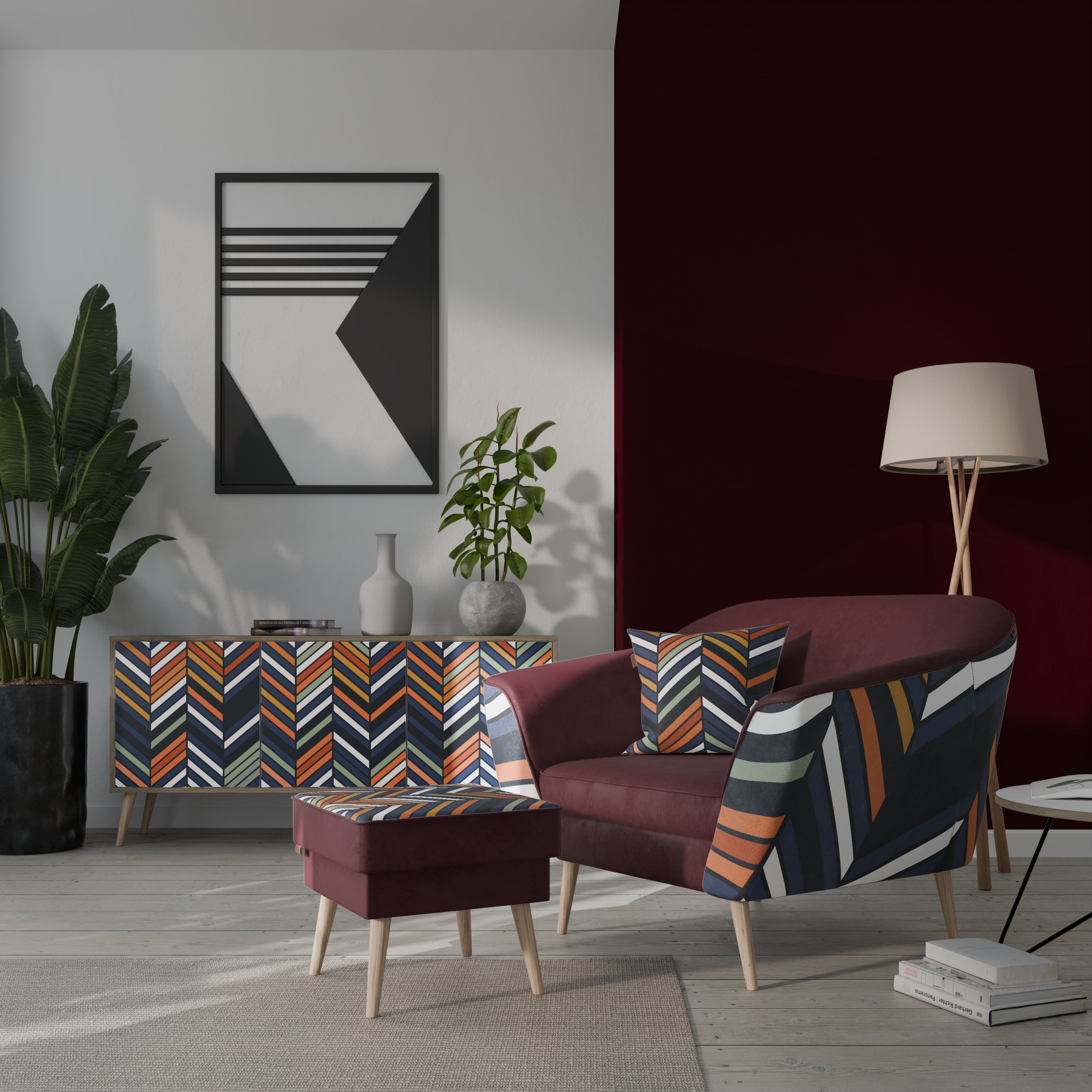VIBRANT PATCHWORK Fotel AURORA