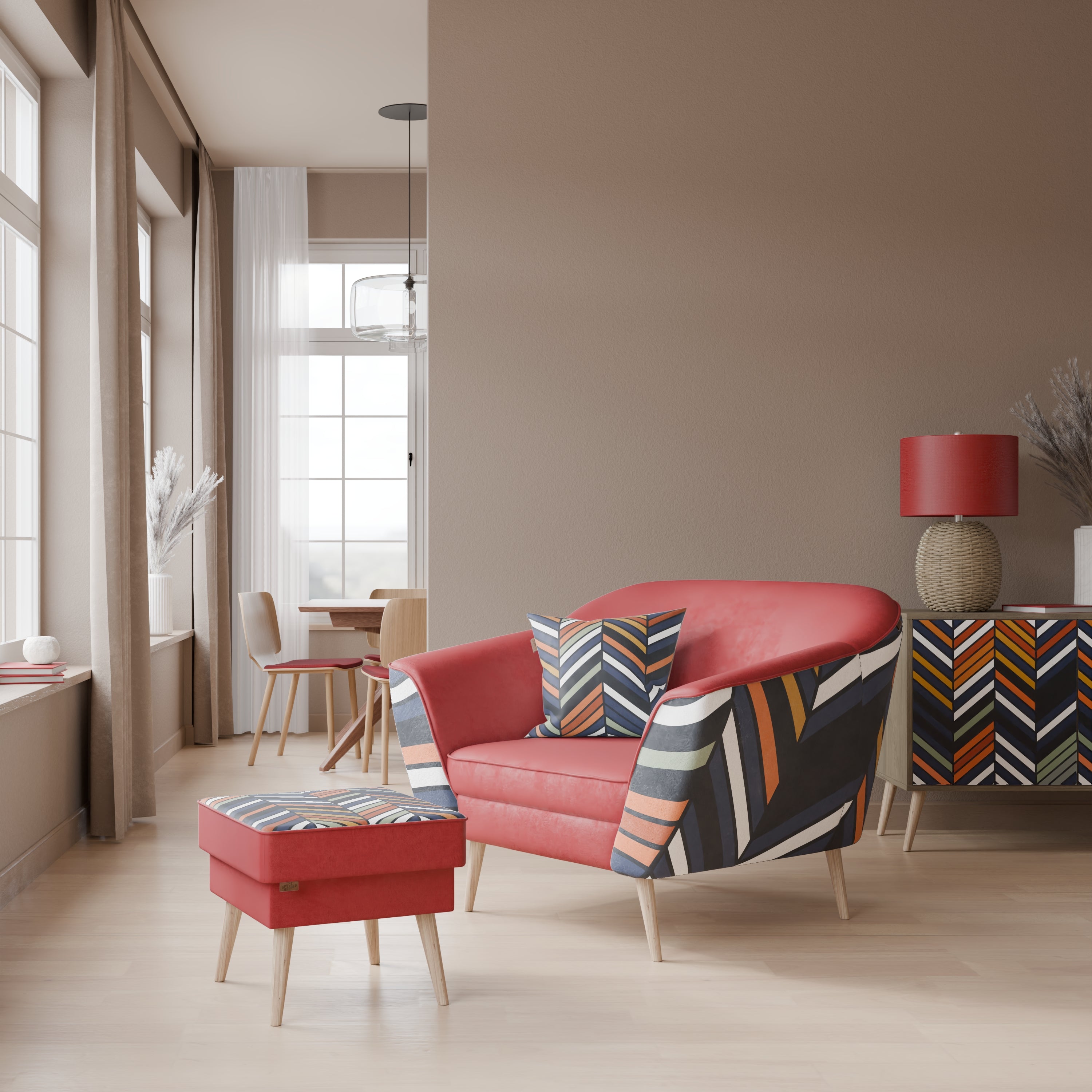 VIBRANT PATCHWORK Fotel AURORA