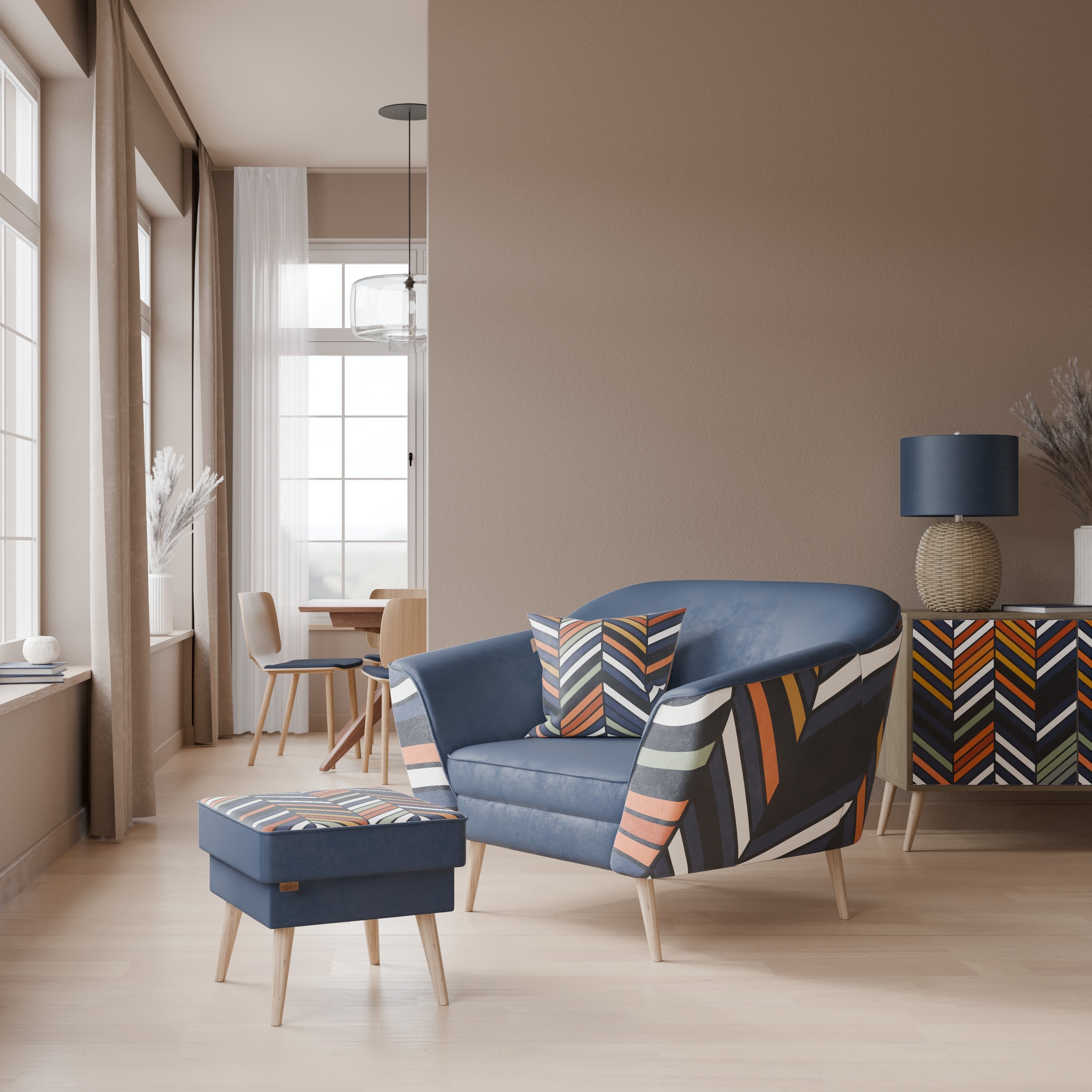 VIBRANT PATCHWORK Fotel AURORA