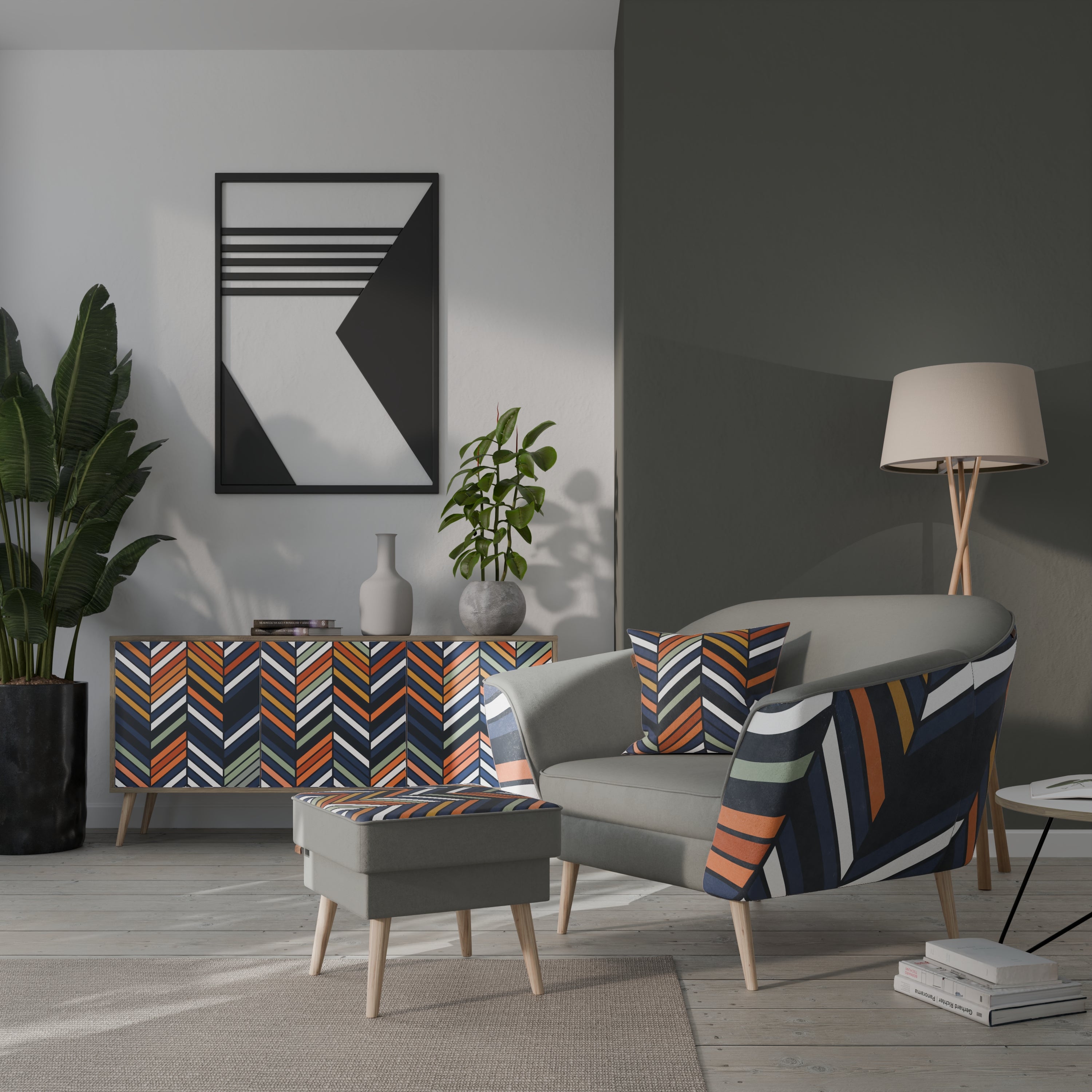 VIBRANT PATCHWORK Fotel AURORA