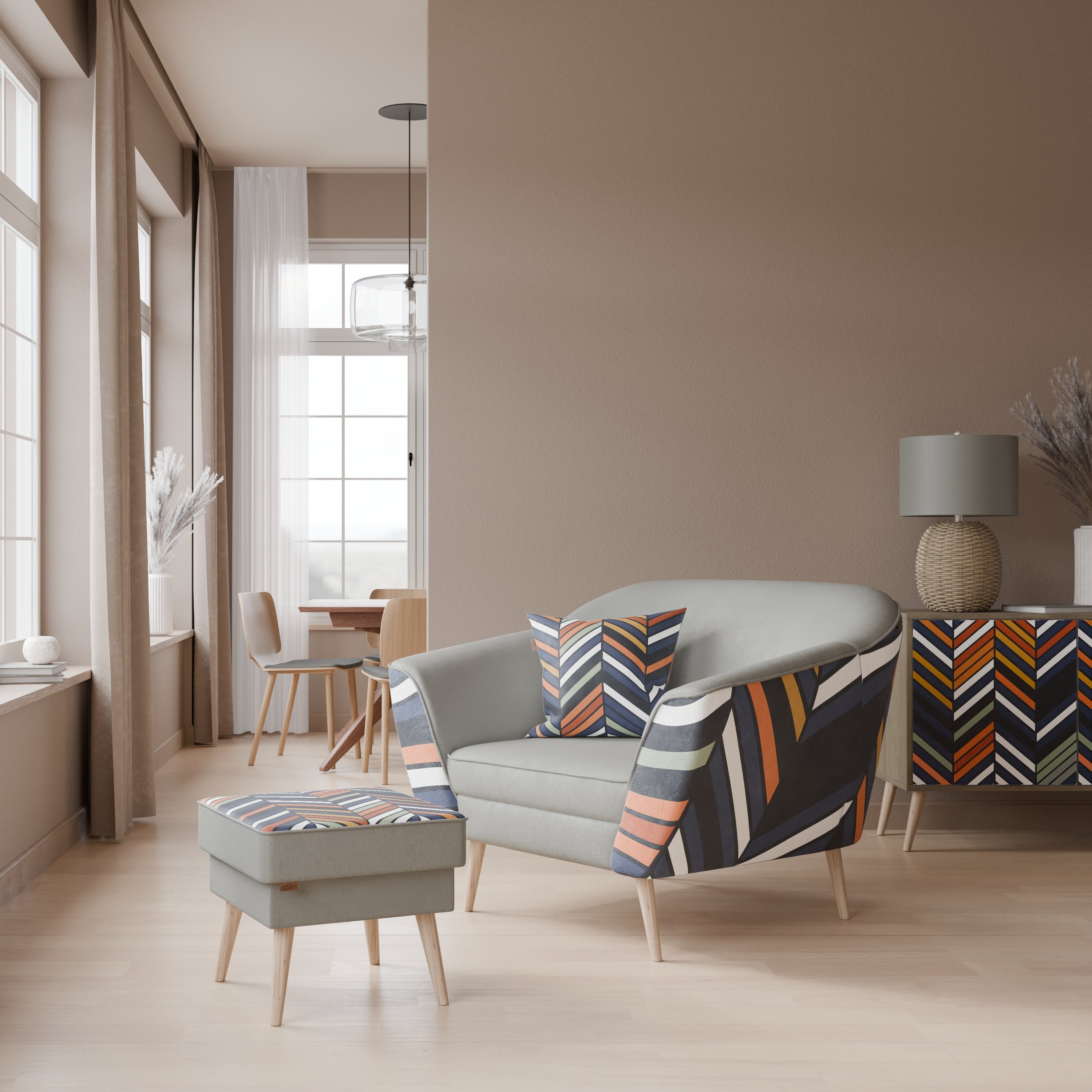 VIBRANT PATCHWORK Fotel AURORA