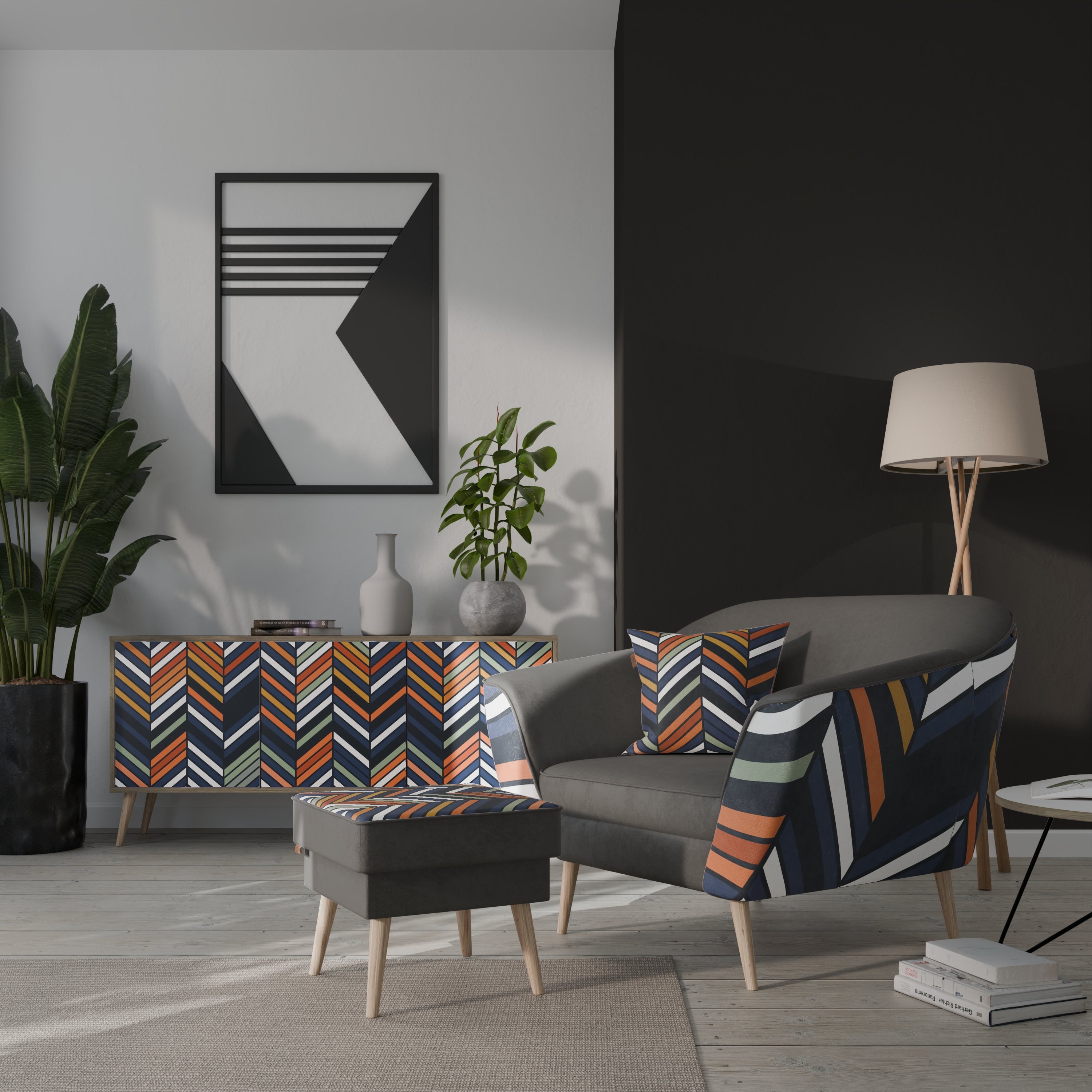 VIBRANT PATCHWORK Fotel AURORA