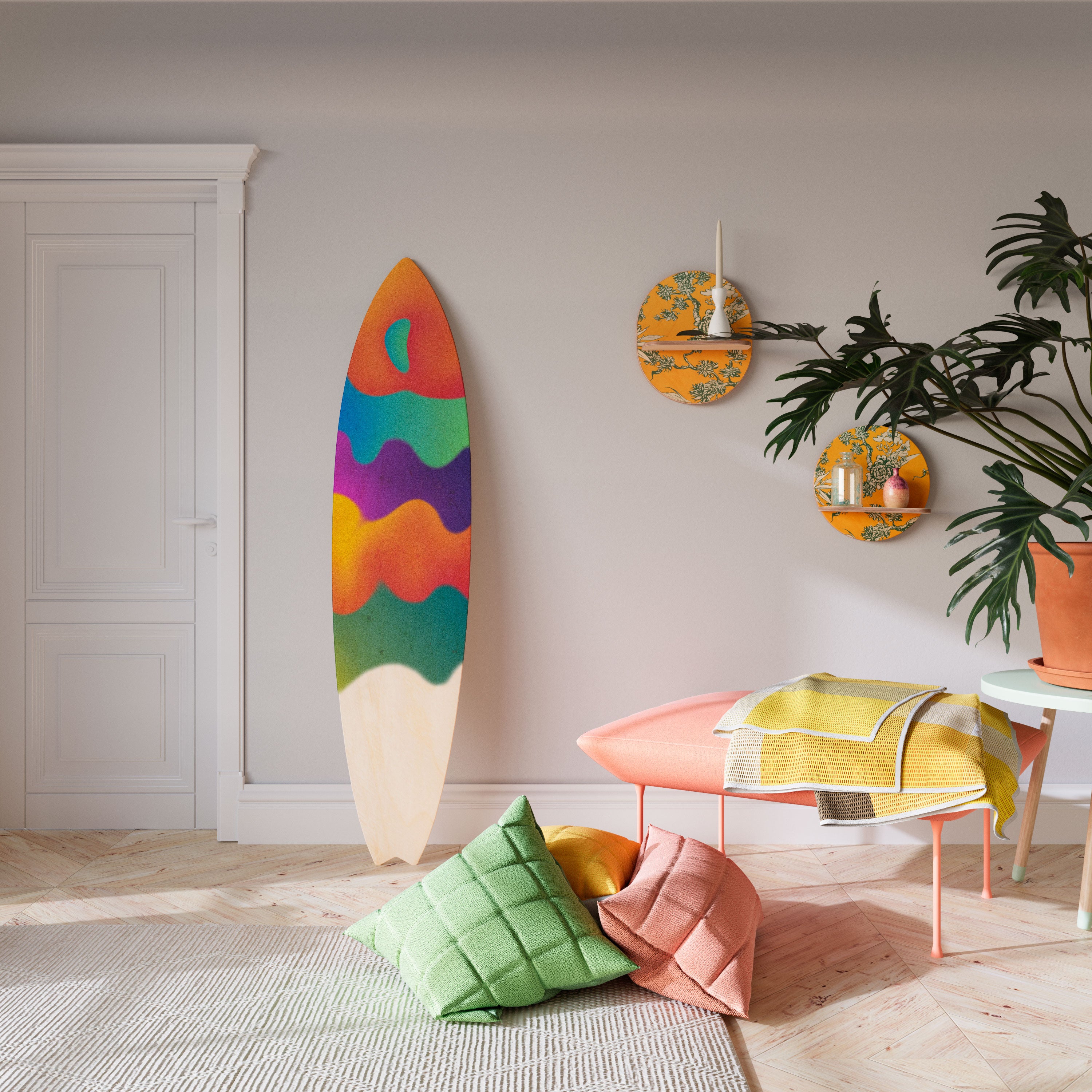 BRIGHT ESSENCE Dekoracyjna deska surfingowa