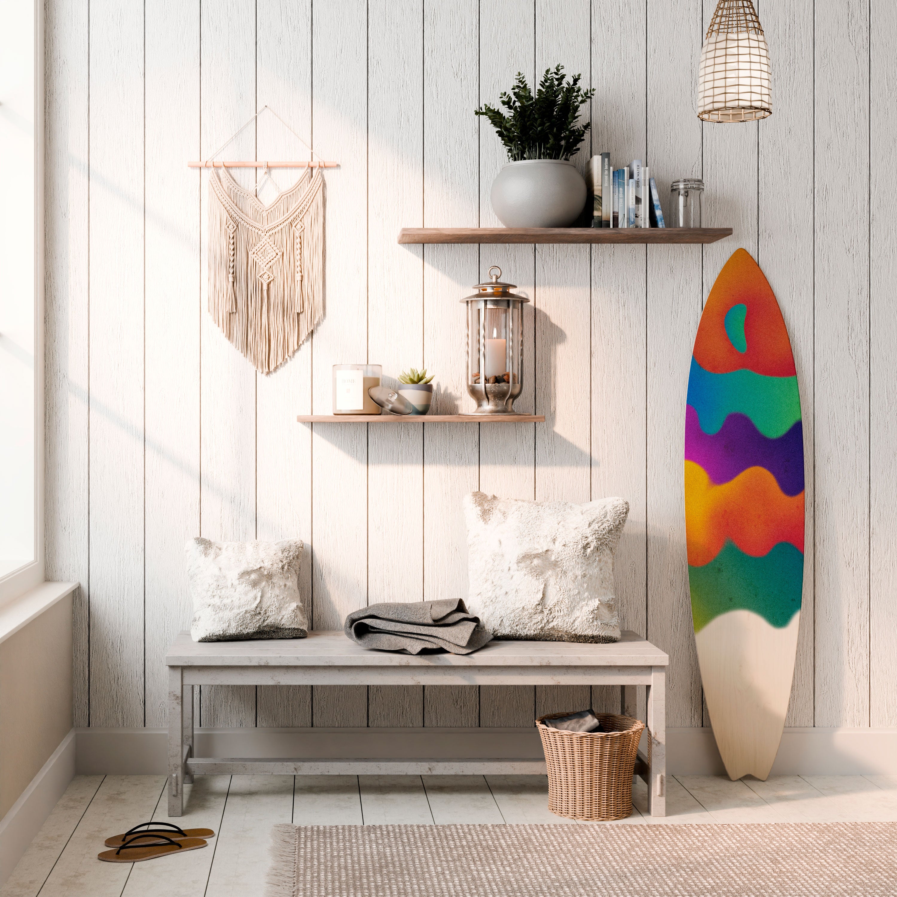 BRIGHT ESSENCE Dekoracyjna deska surfingowa