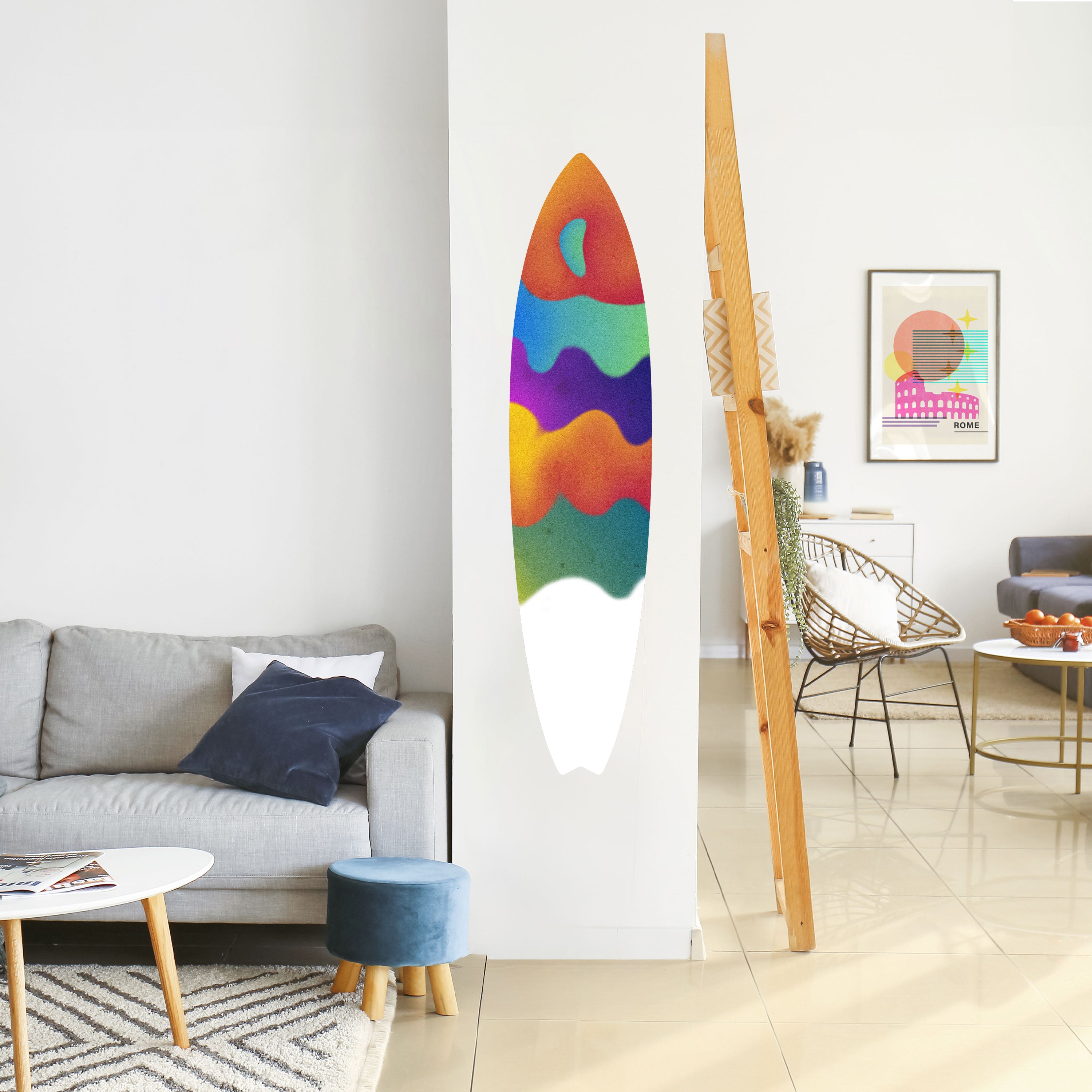 BRIGHT ESSENCE Naklejka - deska surfingowa