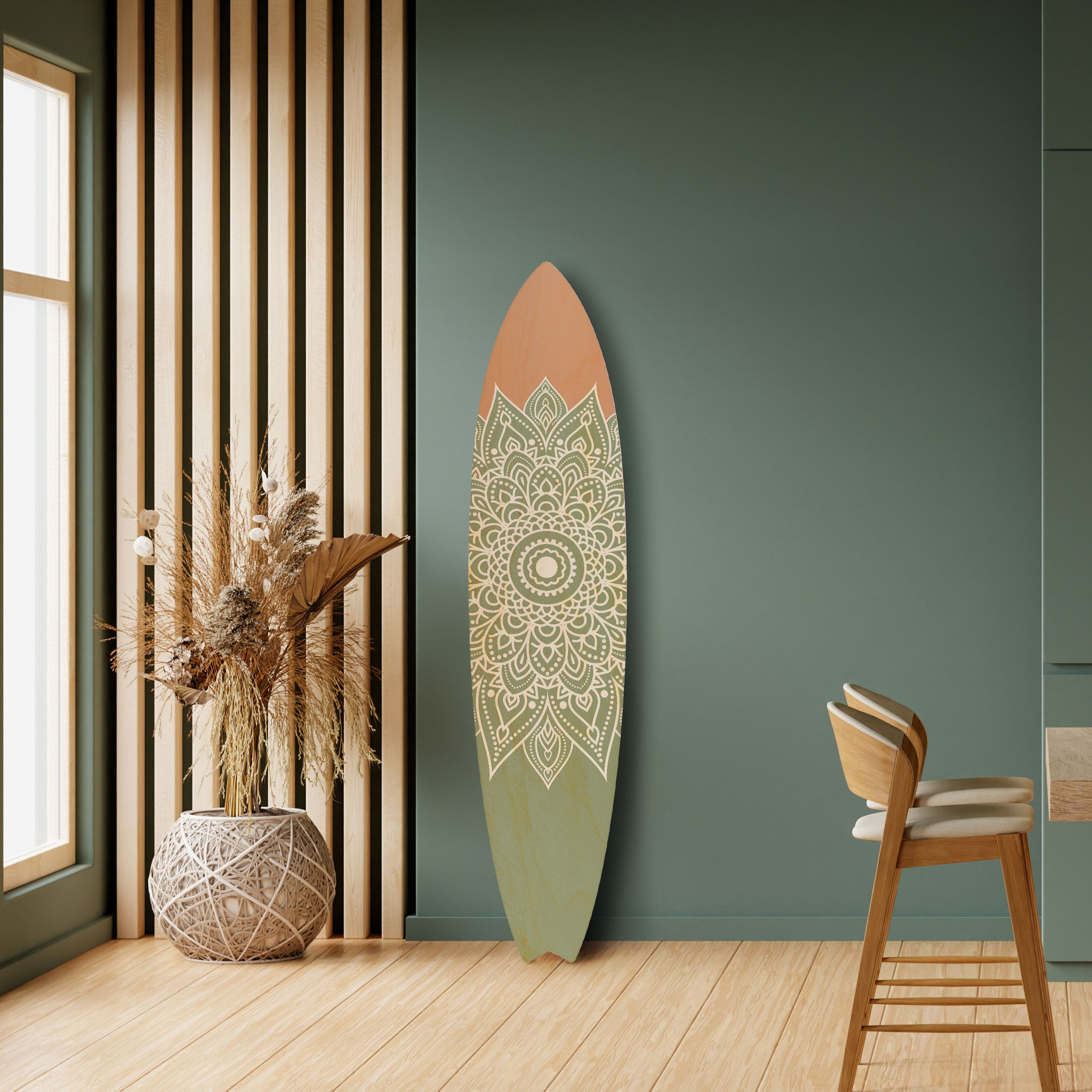 MANDALA WAVE DANCE Dekoracyjna deska surfingowa
