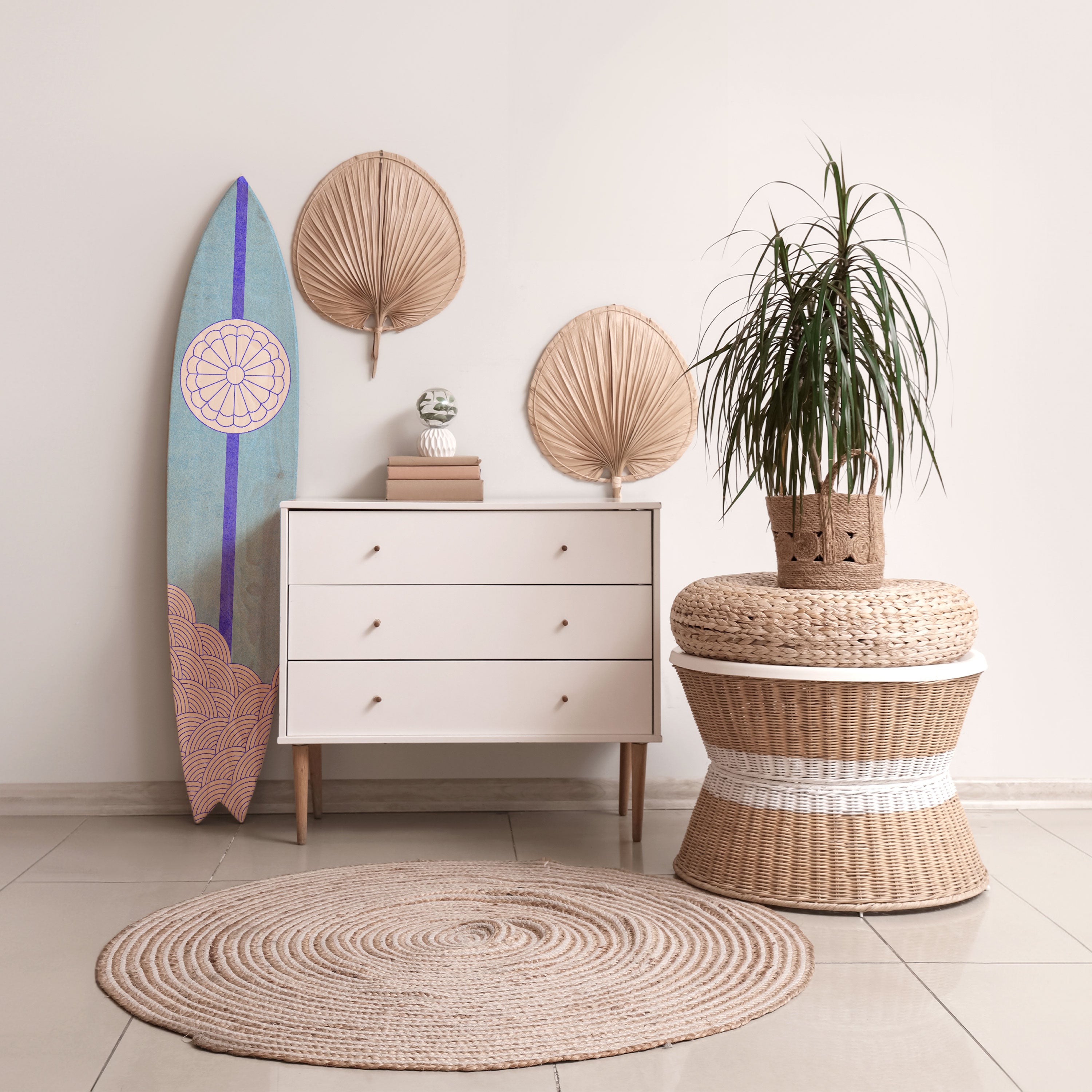 TIDAL STRIPE Dekoracyjna deska surfingowa