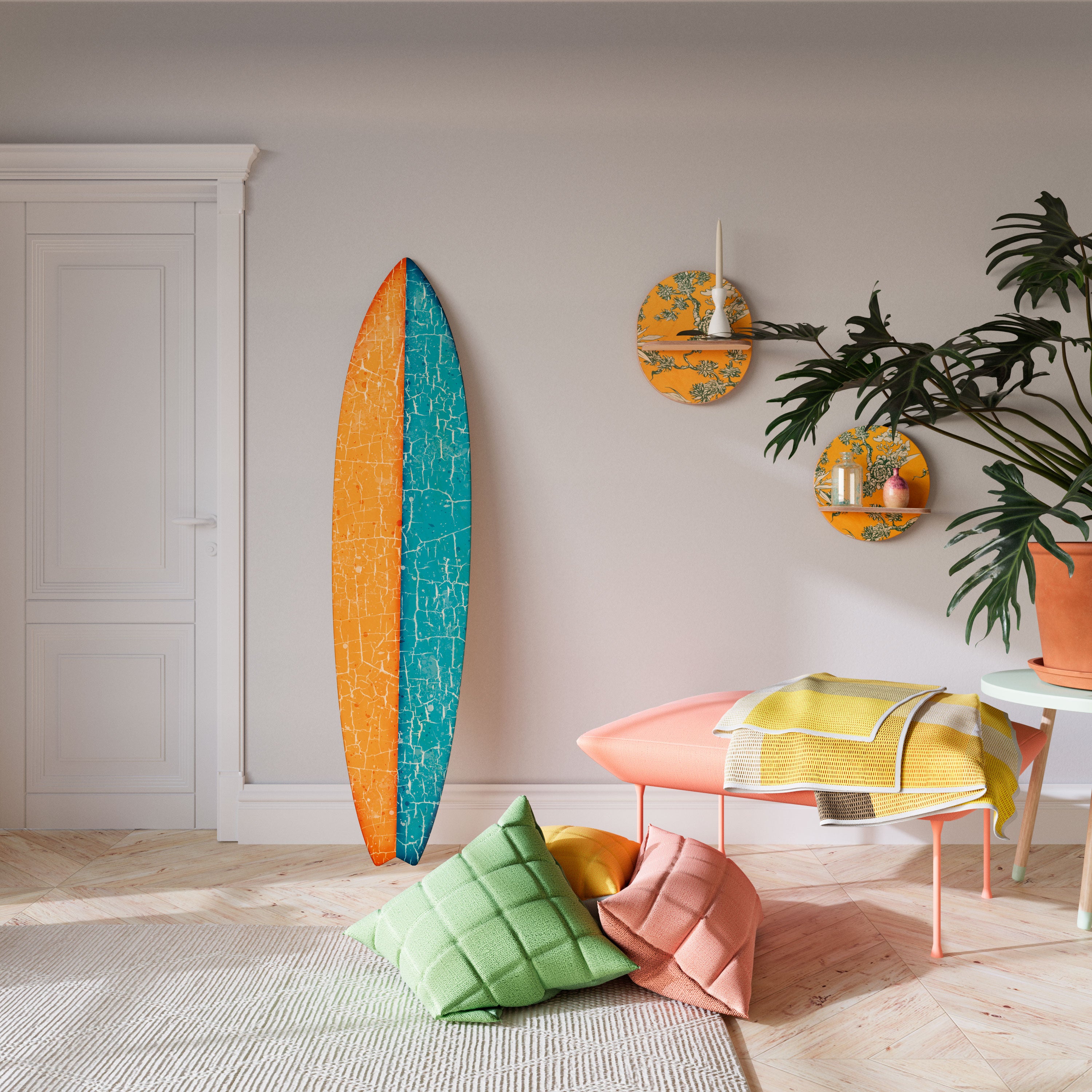 RUSTIC SHORE Dekoracyjna deska surfingowa