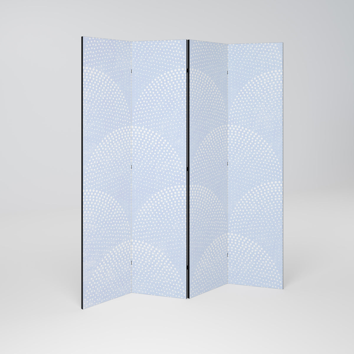 HARMONIOUS CURVES DISPLAY Dekoracyjny parawan 4-skrzydłowy