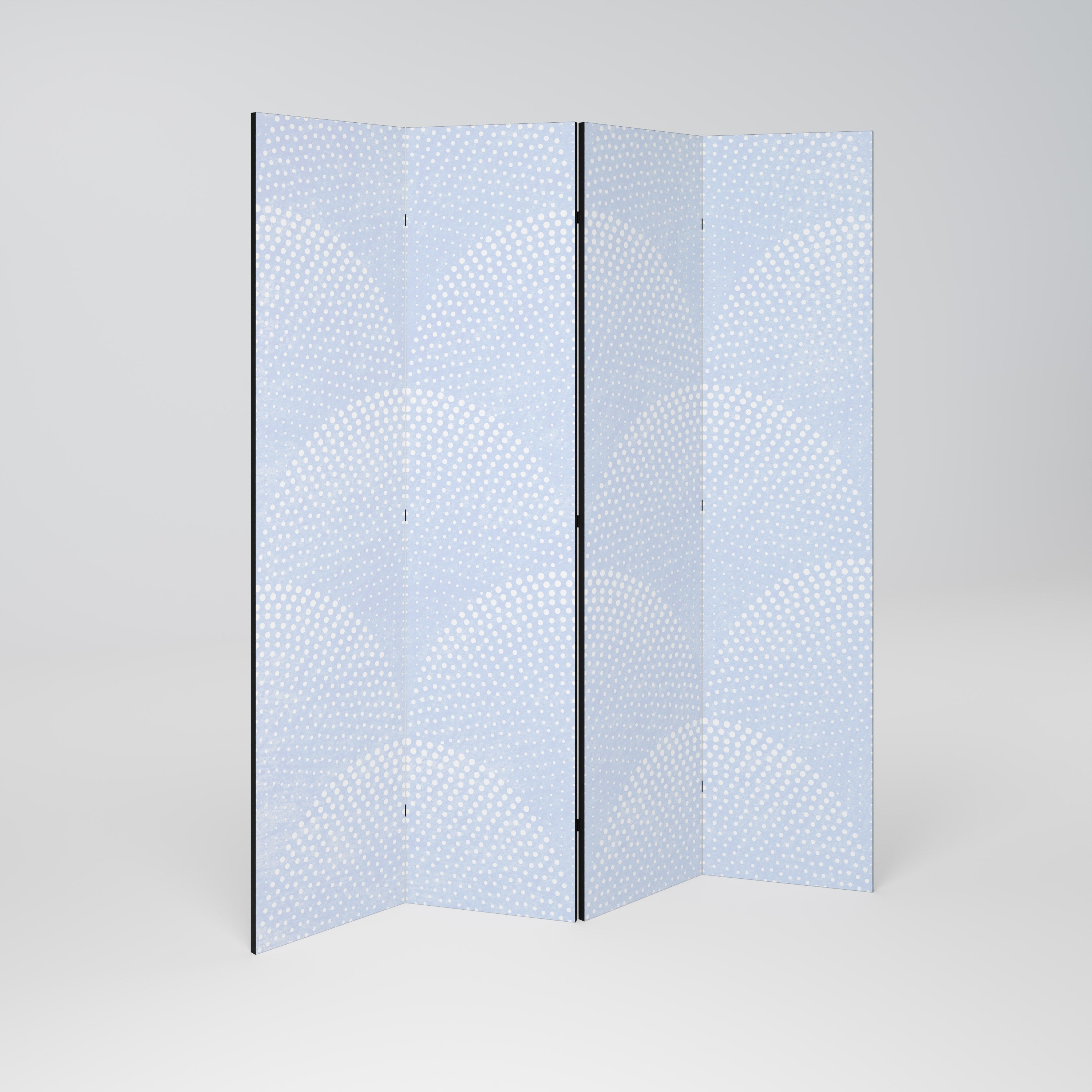HARMONIOUS CURVES DISPLAY Dekoracyjny parawan 4-skrzydłowy