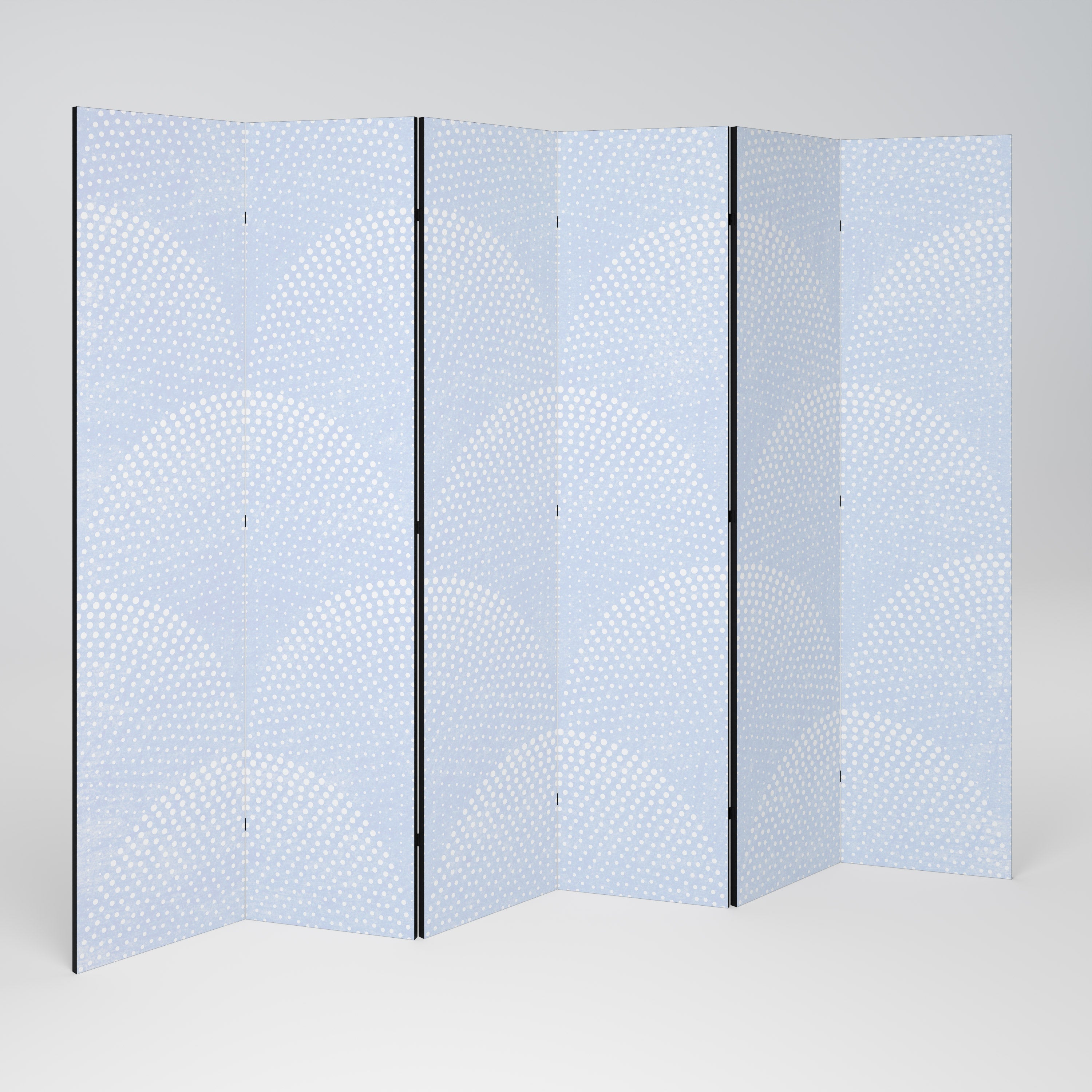 HARMONIOUS CURVES DISPLAY Dekoracyjny parawan 6-skrzydłowy