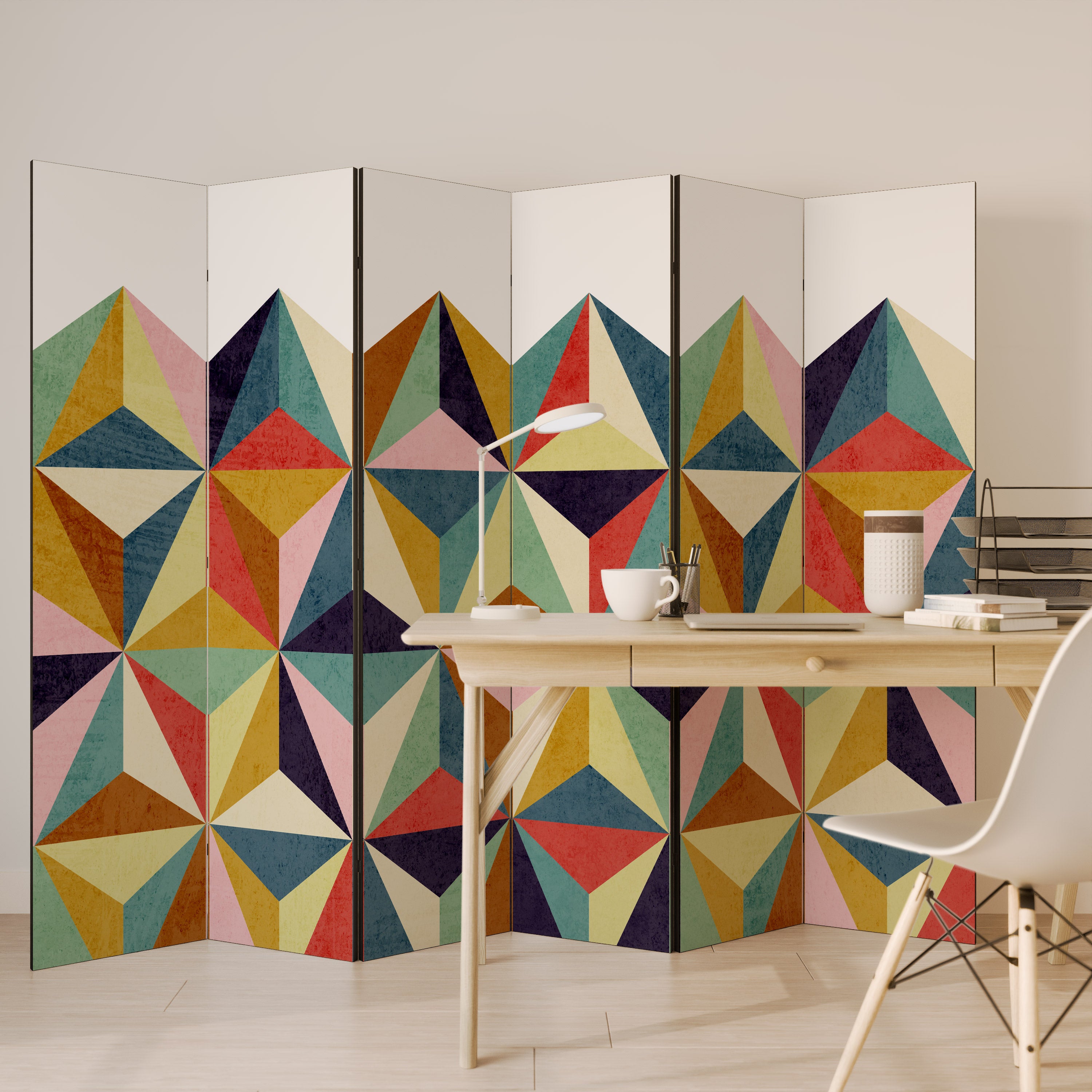 TESSELATE TREASURES Dekoracyjny parawan 6-skrzydłowy