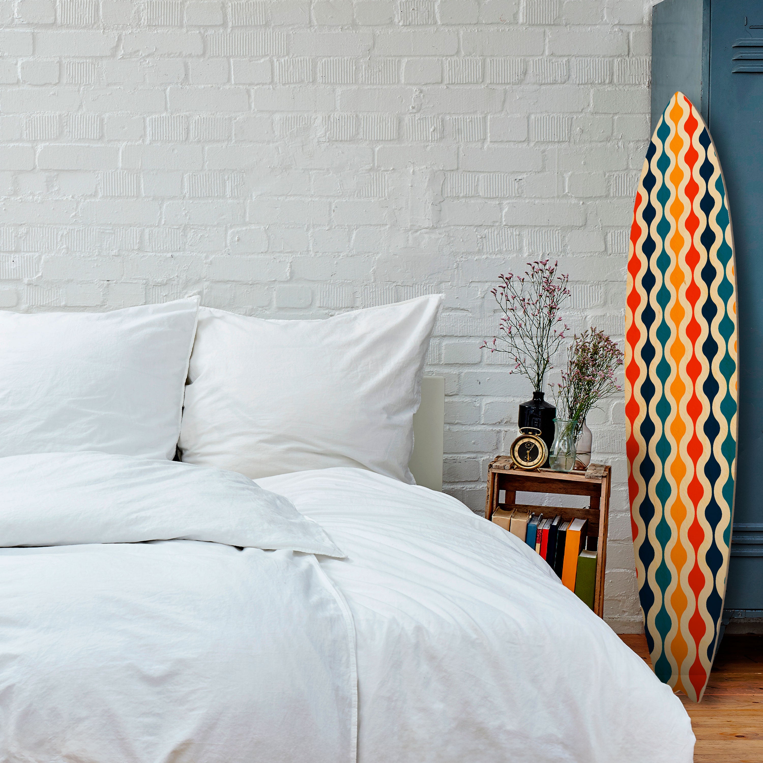 COLORFUL NOSTALGIA Dekoracyjna deska surfingowa