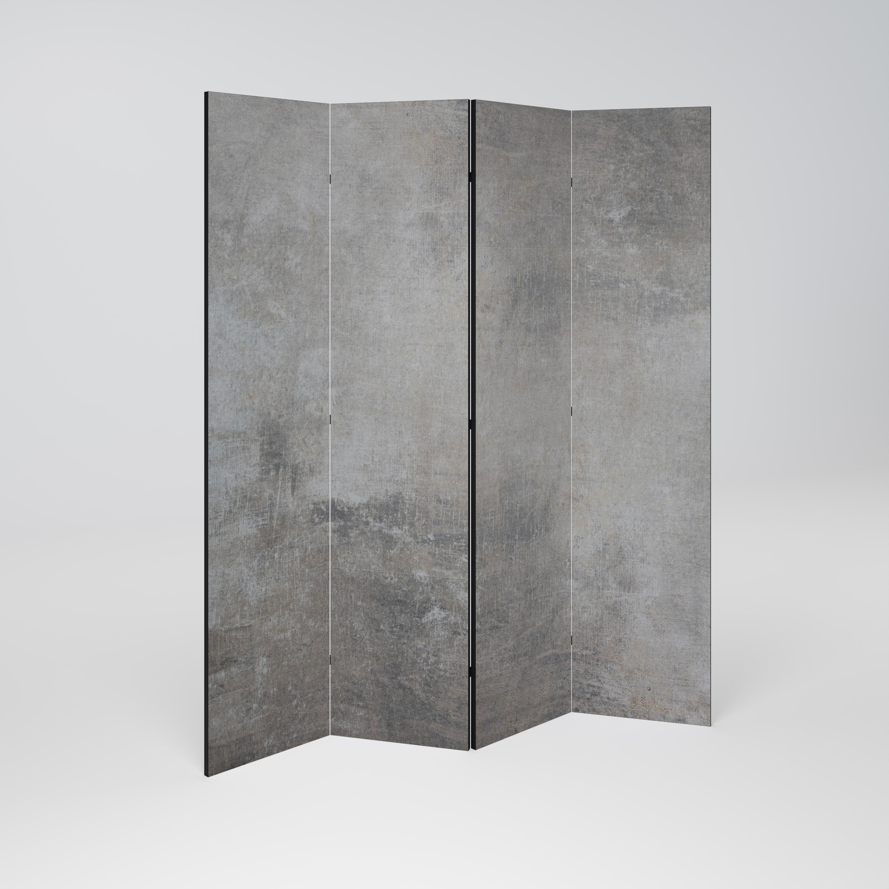 CONCRETE WALL Dekoracyjny parawan 4-skrzydłowy