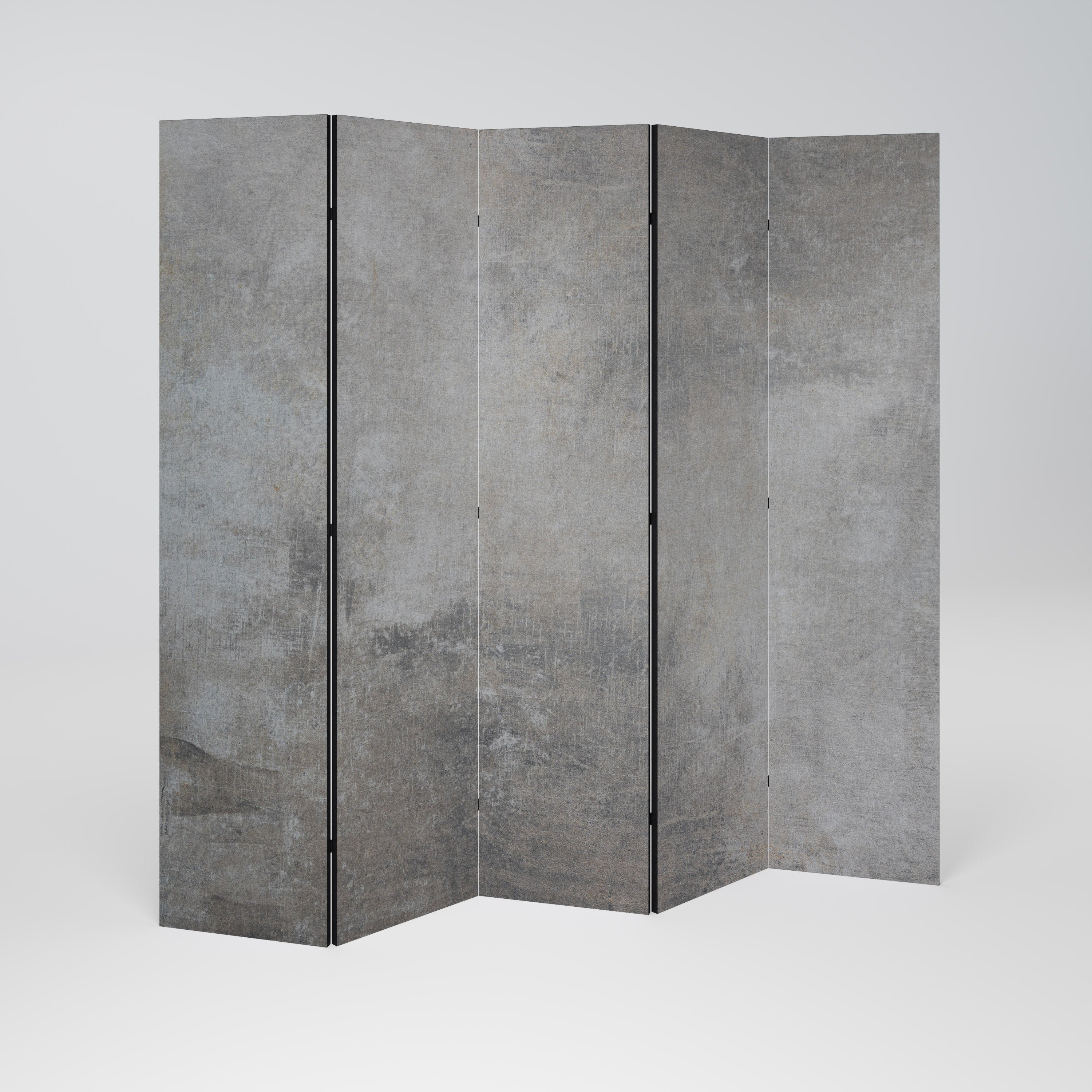 CONCRETE WALL Dekoracyjny parawan 5-skrzydłowy