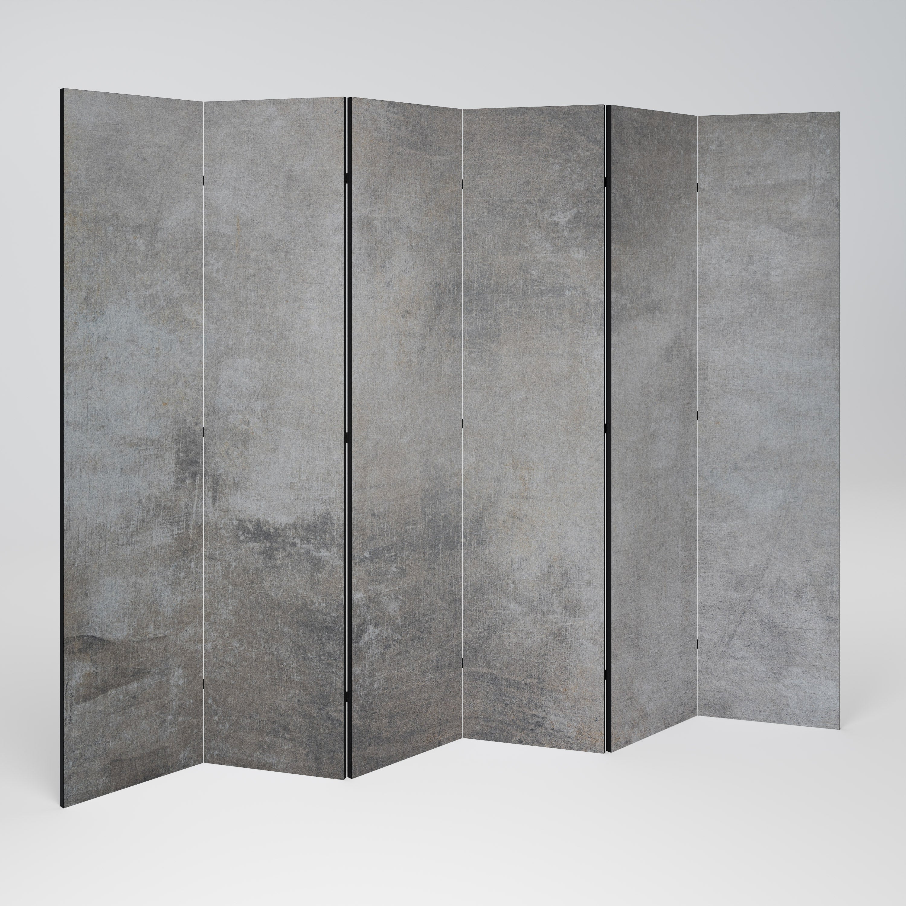 CONCRETE WALL Dekoracyjny parawan 6-skrzydłowy