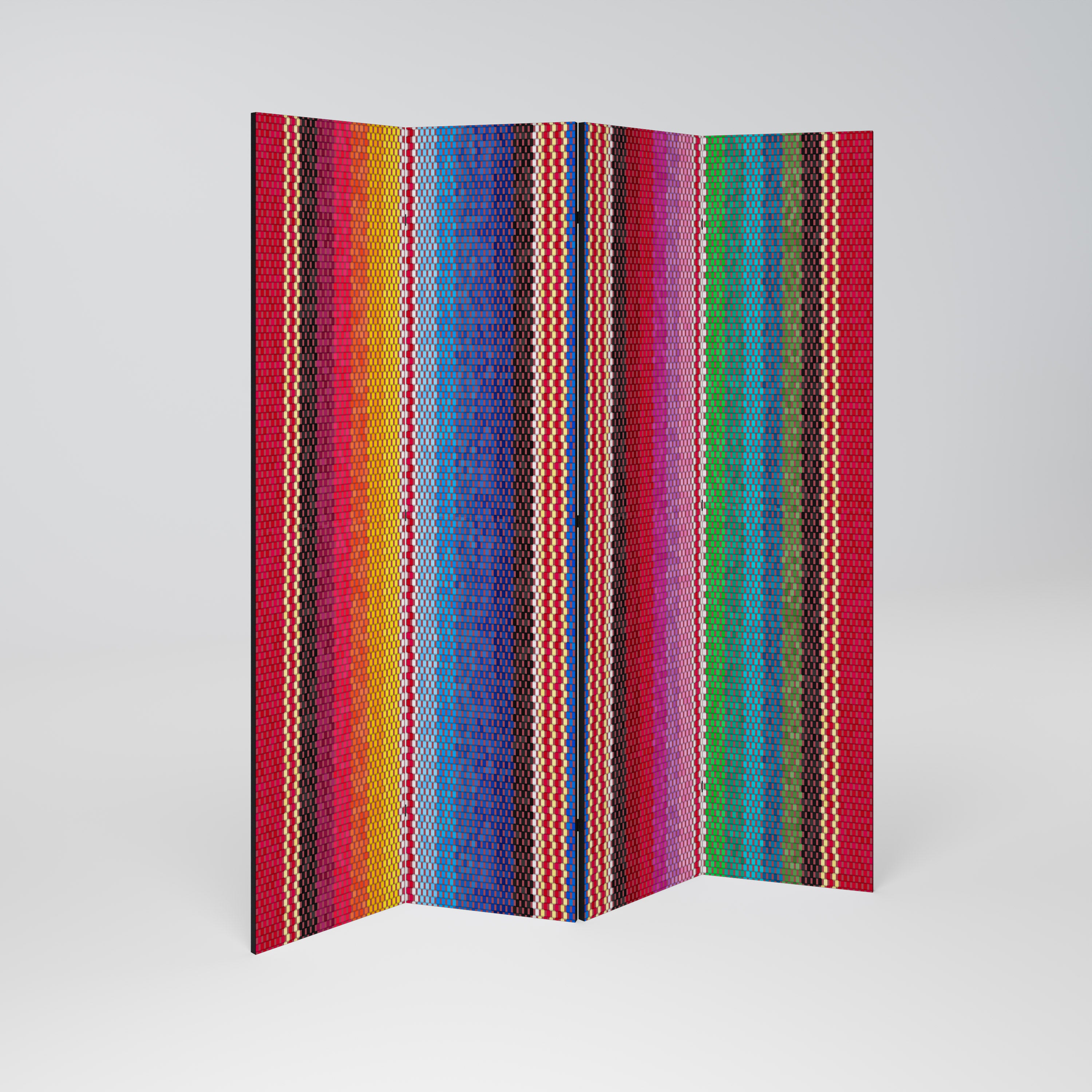 ETHNIC MEXICAN Dekoracyjny parawan 4-skrzydłowy