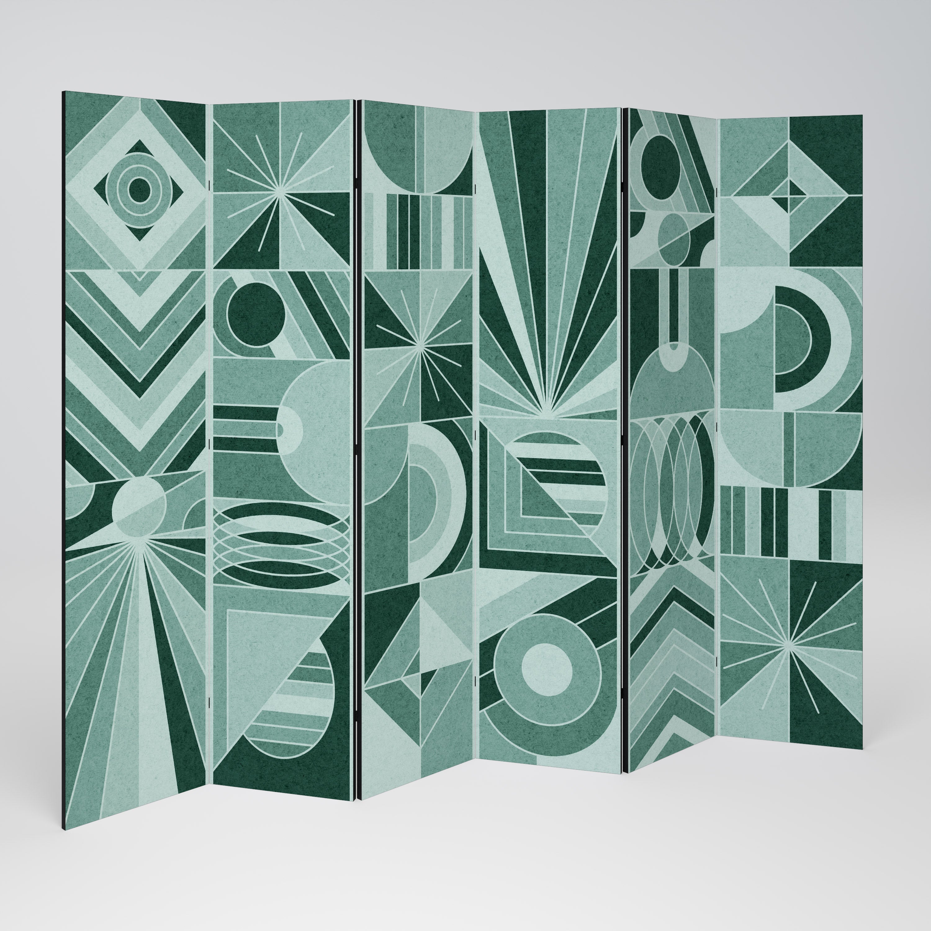 HARMONIC GRID Dekoracyjny parawan 6-skrzydłowy