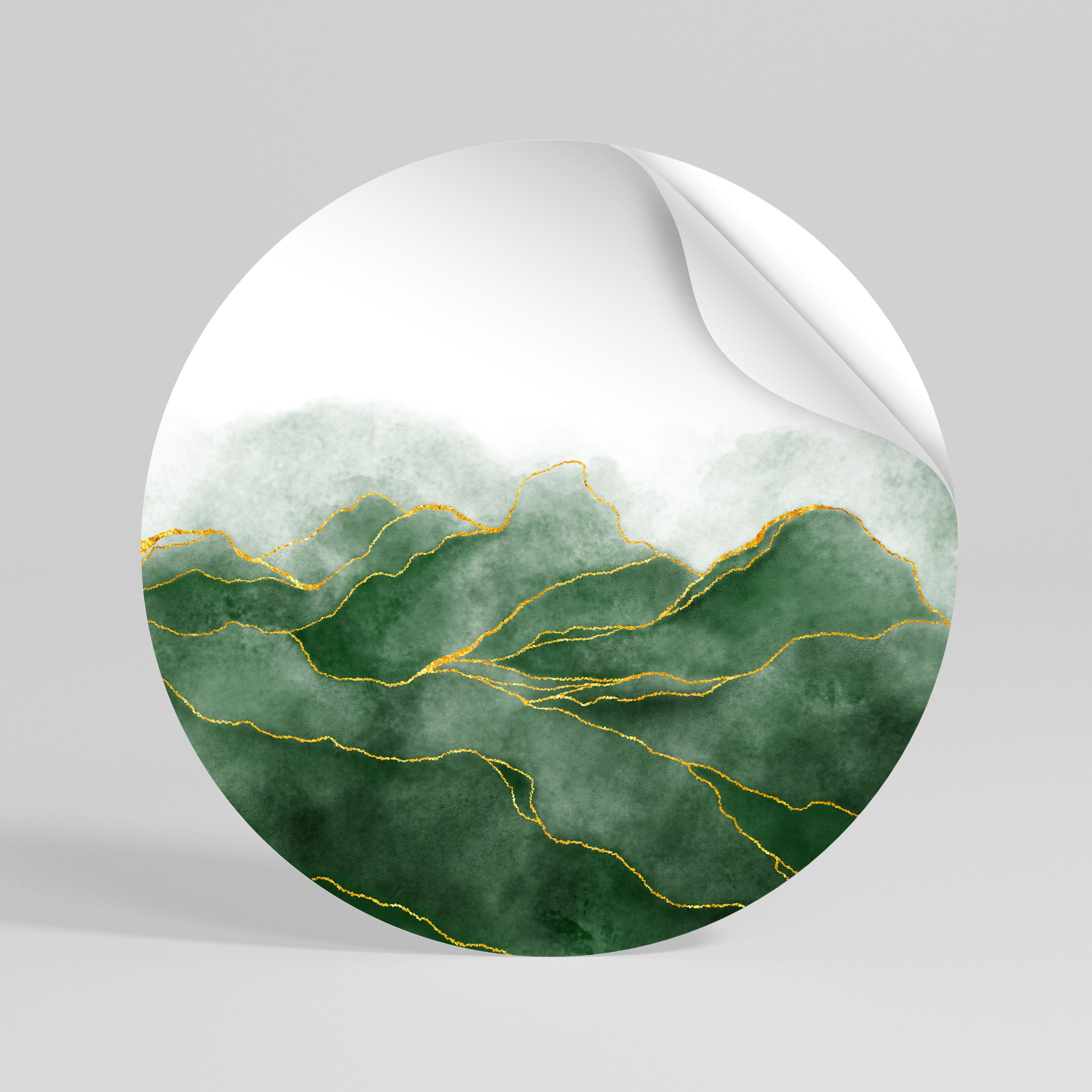 EXPENSIVE NATURE Naklejka - okrągła