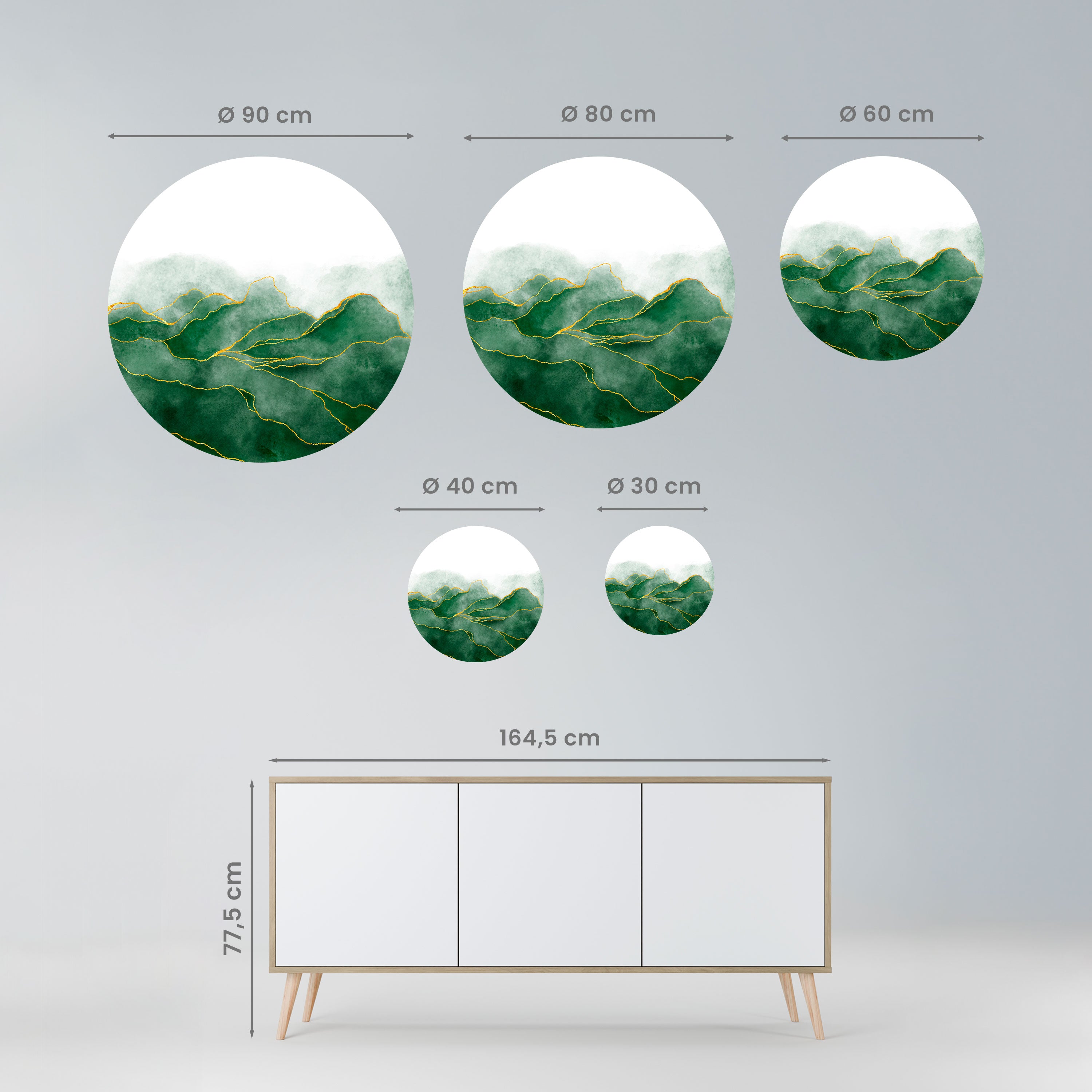 EXPENSIVE NATURE Naklejka okrągła