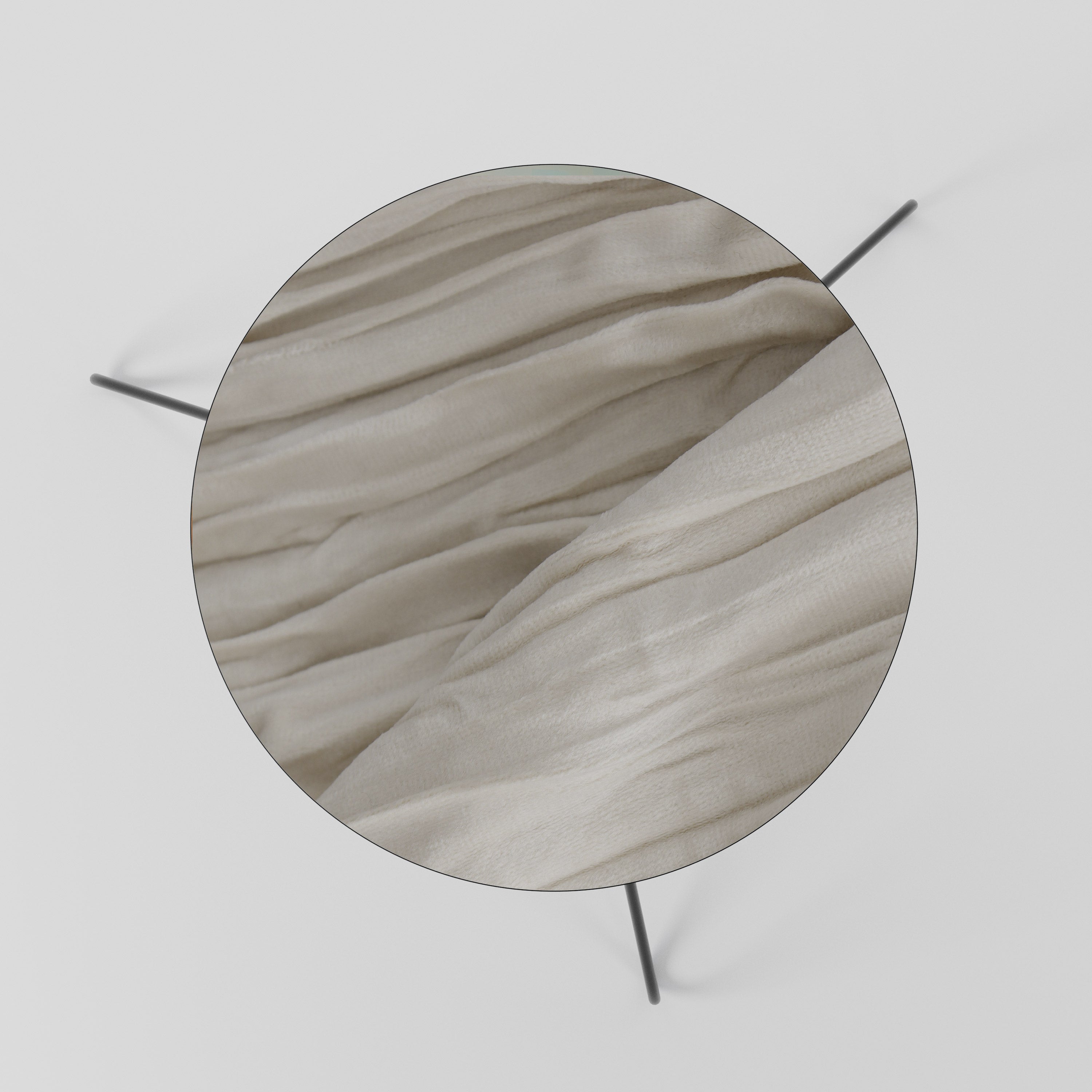 SERENE FOLDS Stolik kawowy mały