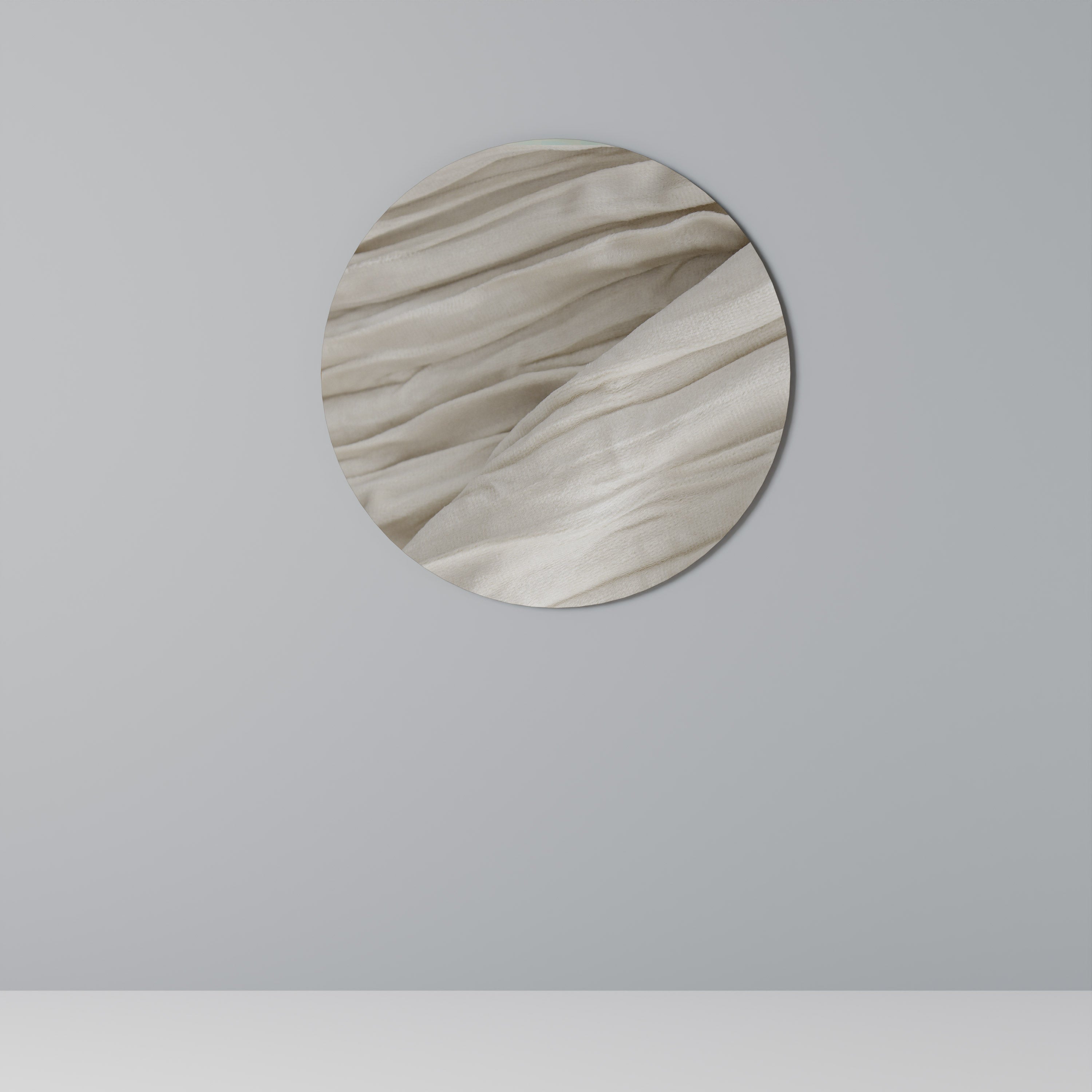 SERENE FOLDS Obraz okrągły