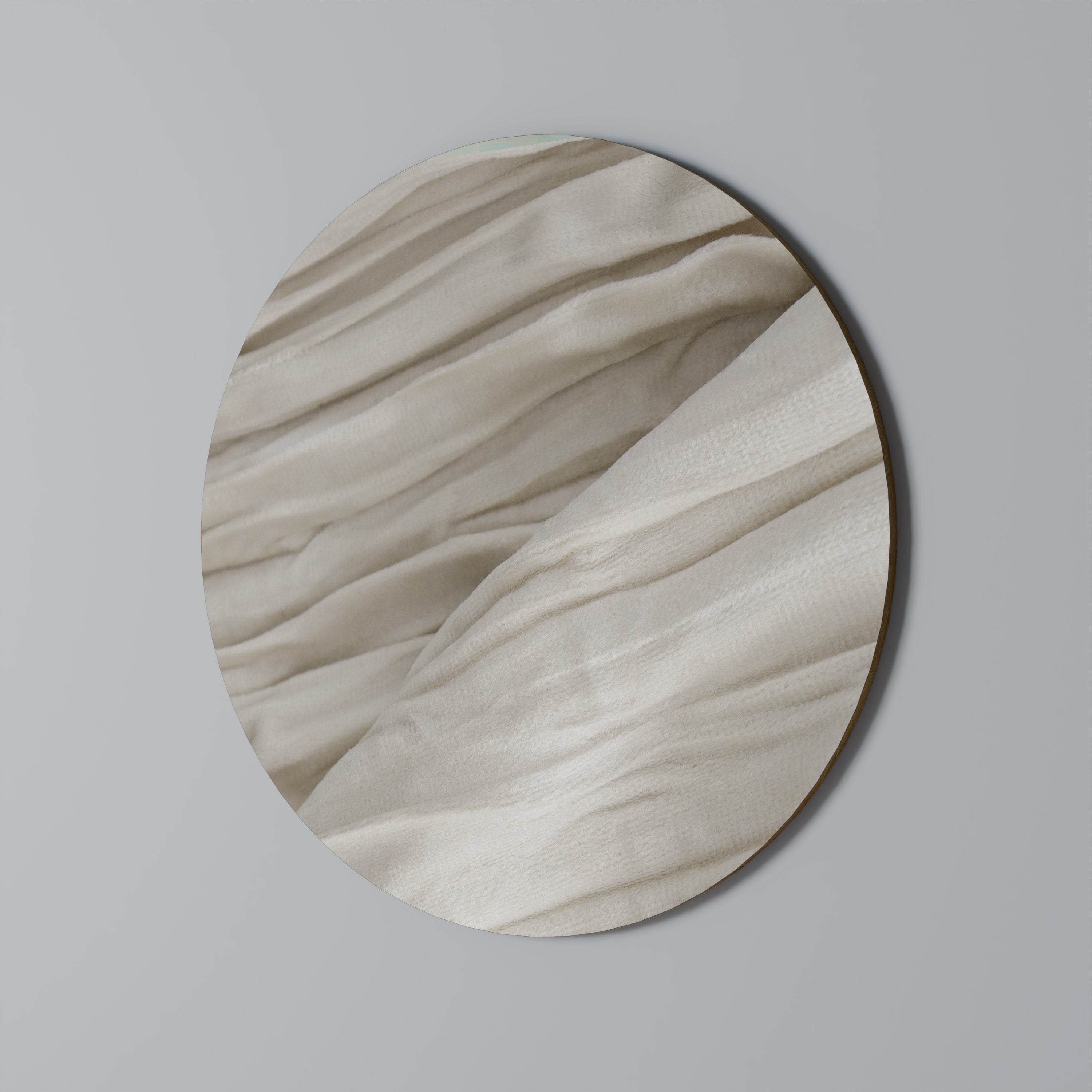 SERENE FOLDS Obraz okrągły