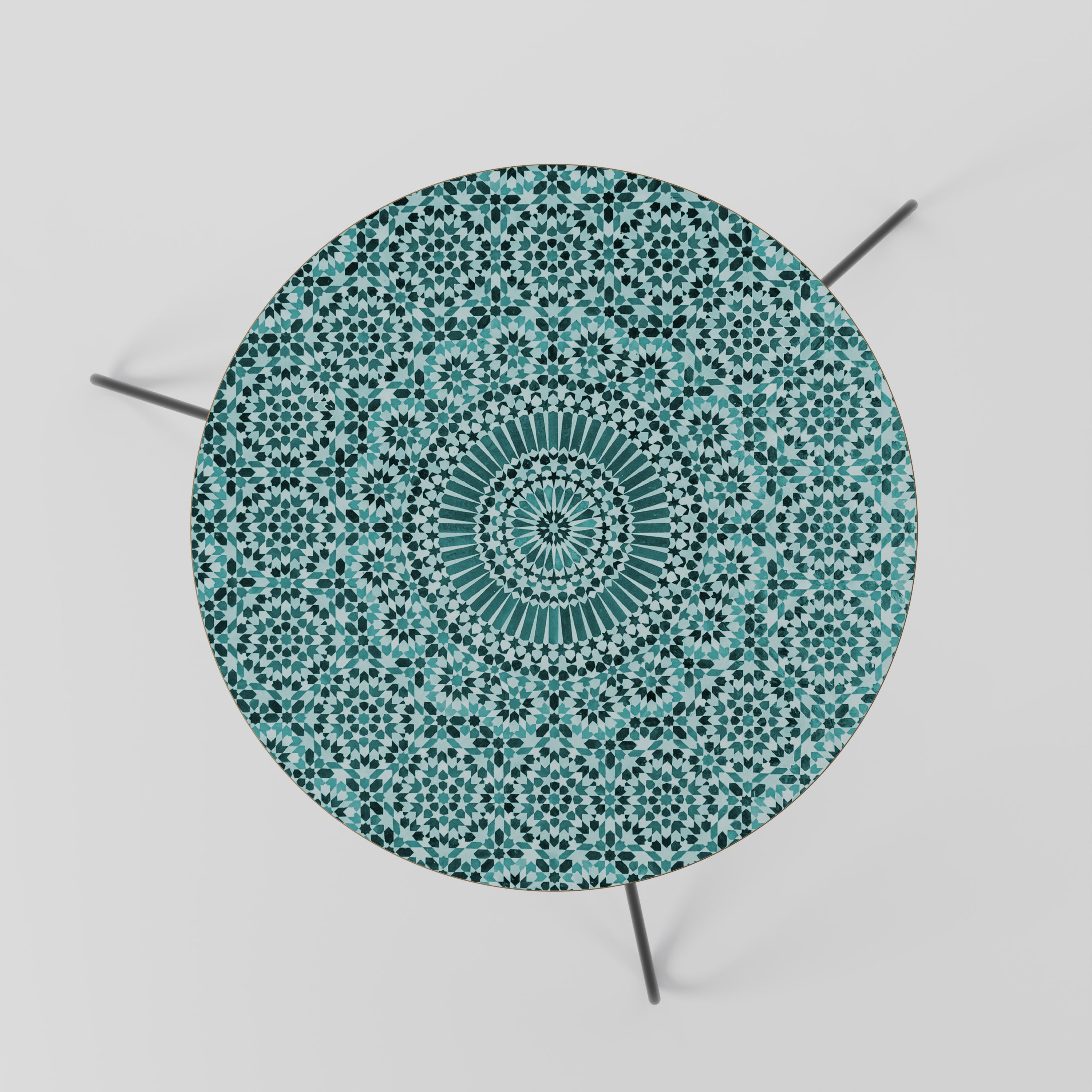 MOROCCAN TURQUOISE Stolik kawowy mały