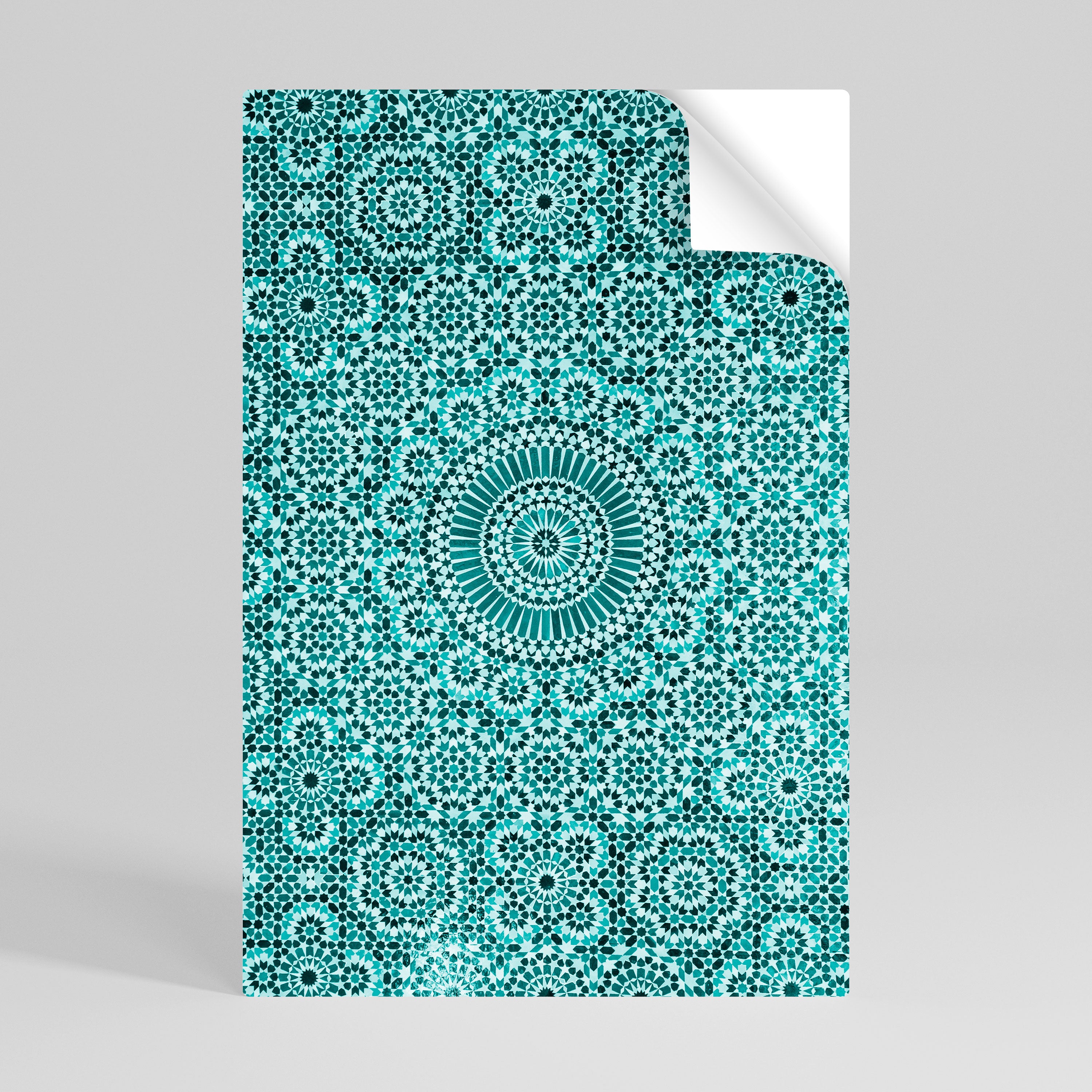 MOROCCAN TURQUOISE Naklejka/Plakat pionowy