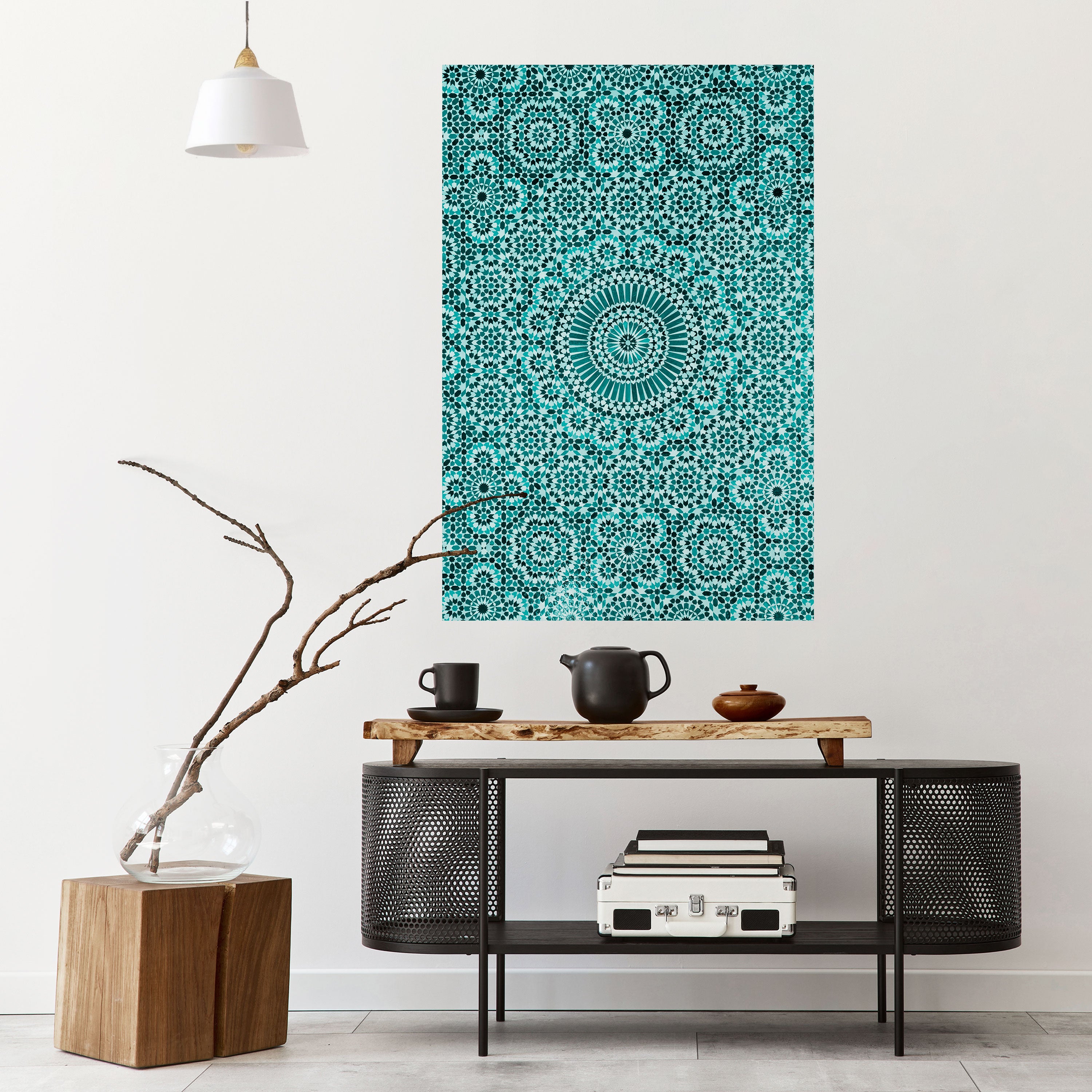 MOROCCAN TURQUOISE Naklejka/Plakat pionowy
