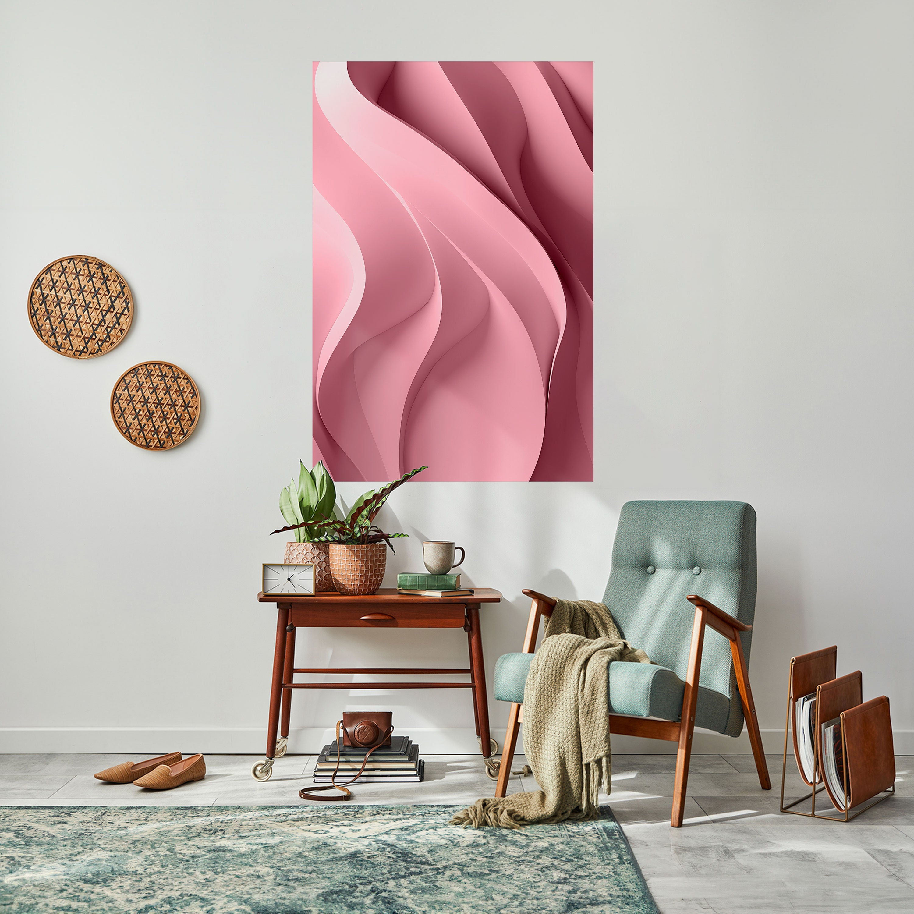 THINKING PINK Naklejka/Plakat pionowy