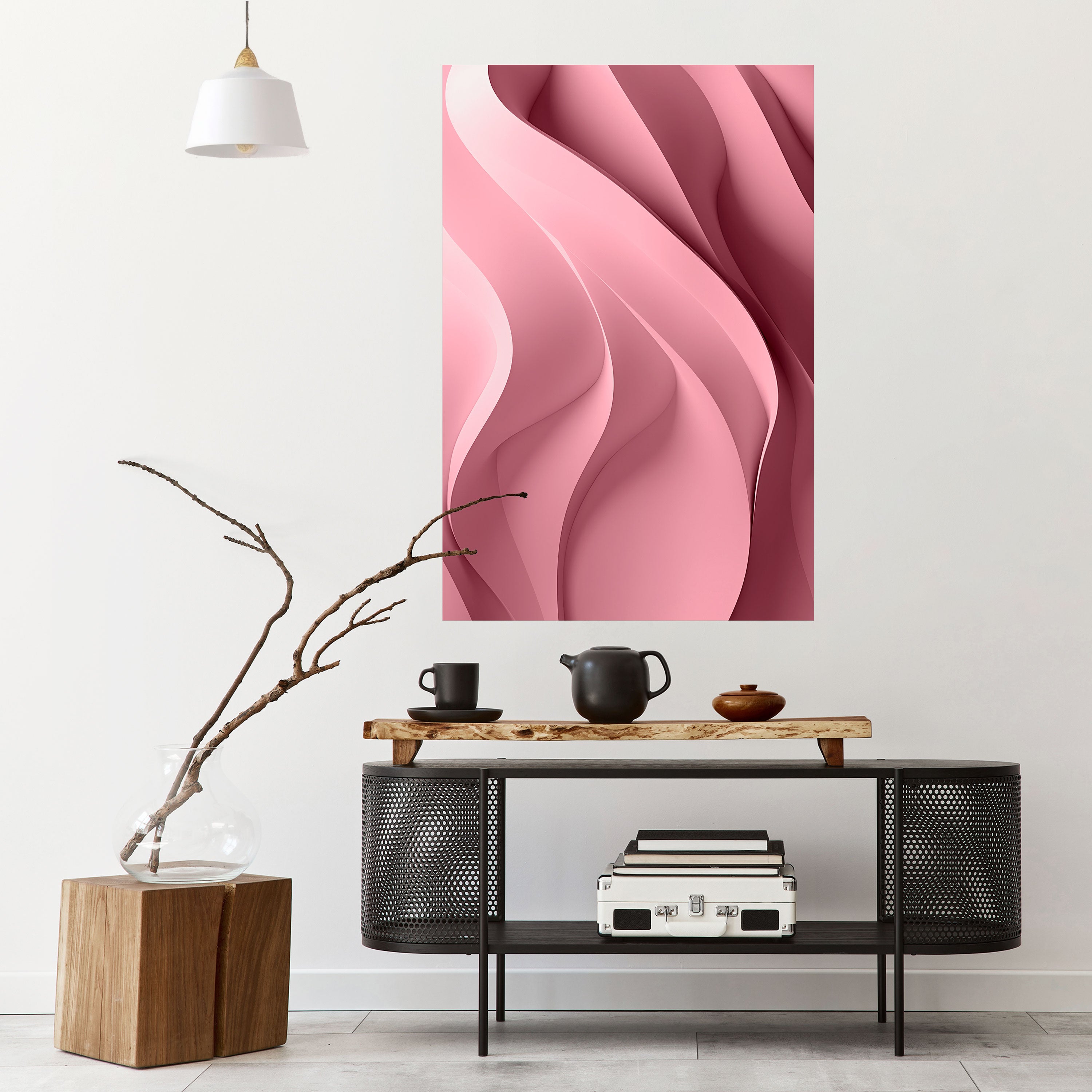 THINKING PINK Naklejka/Plakat pionowy