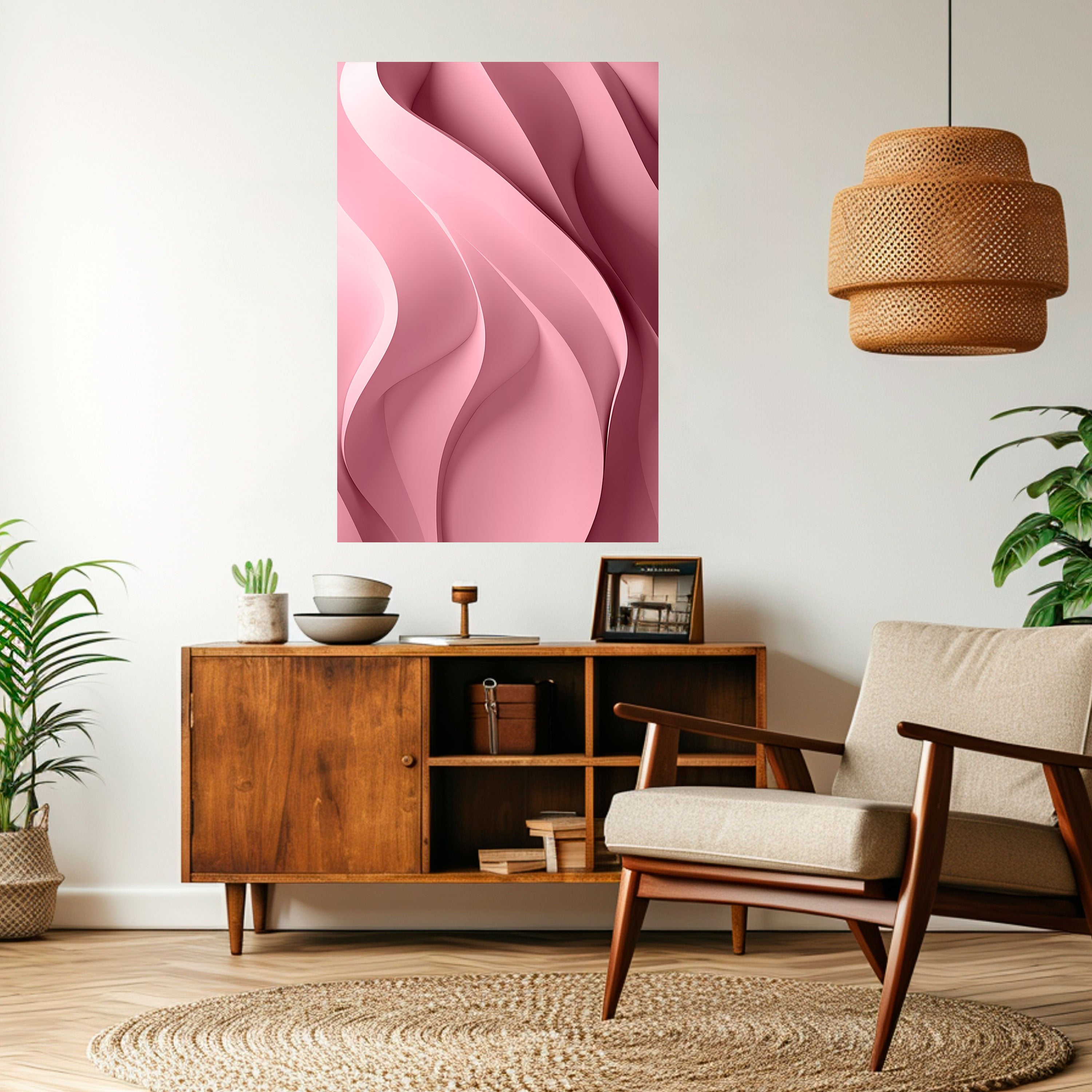 THINKING PINK Naklejka/Plakat pionowy