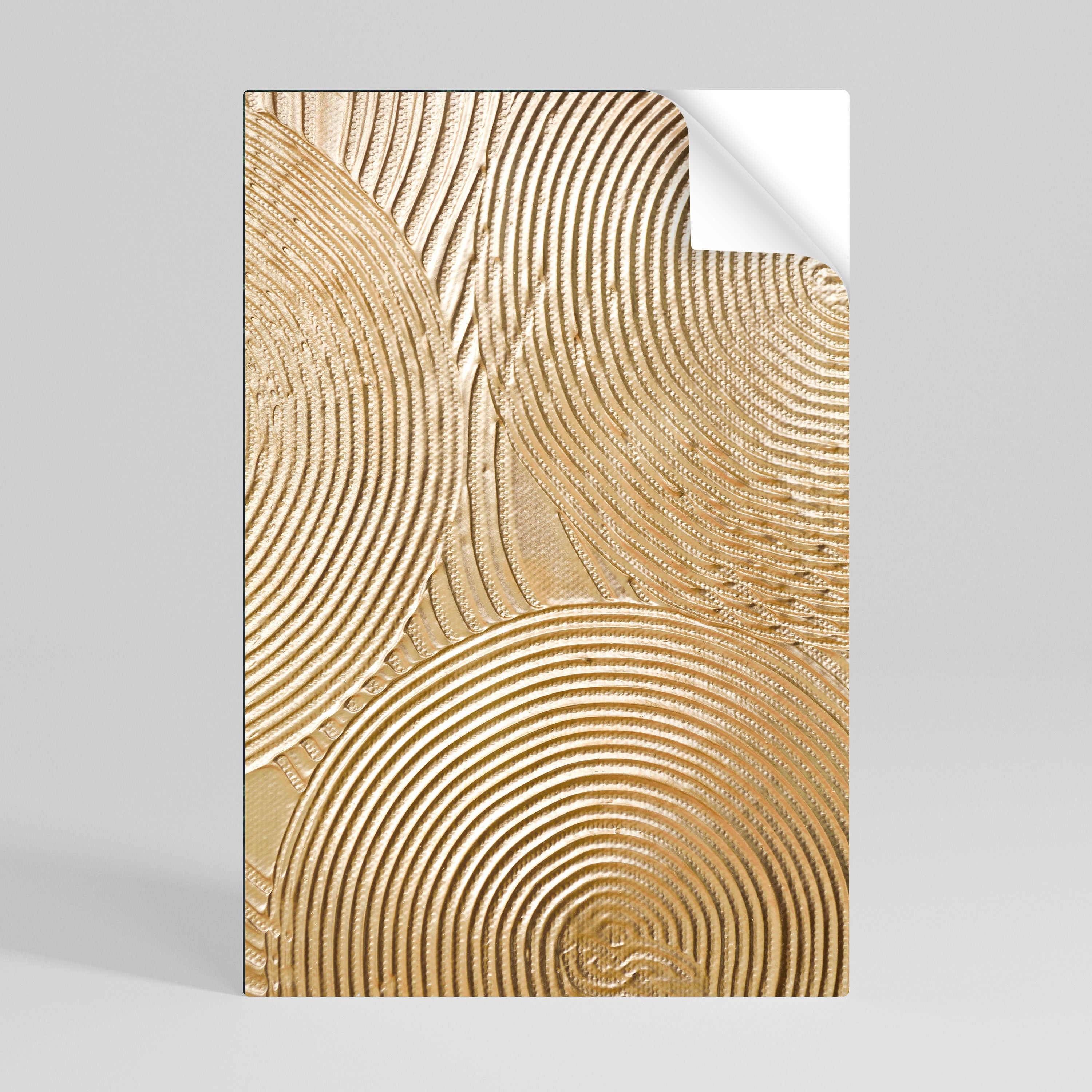 GOLDEN WAVES UNFOLD Naklejka/Plakat pionowy