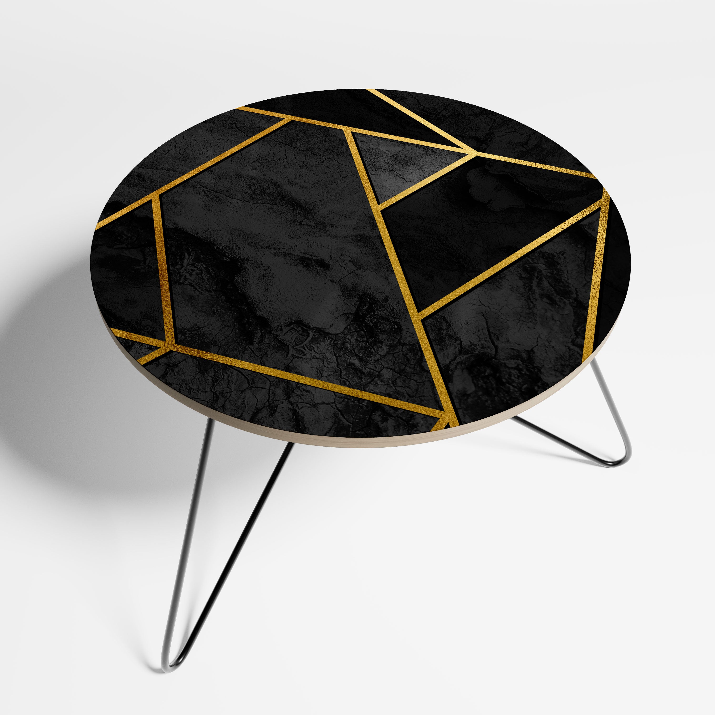 GLINTING GEOMETRIC DREAMS Stolik kawowy duży