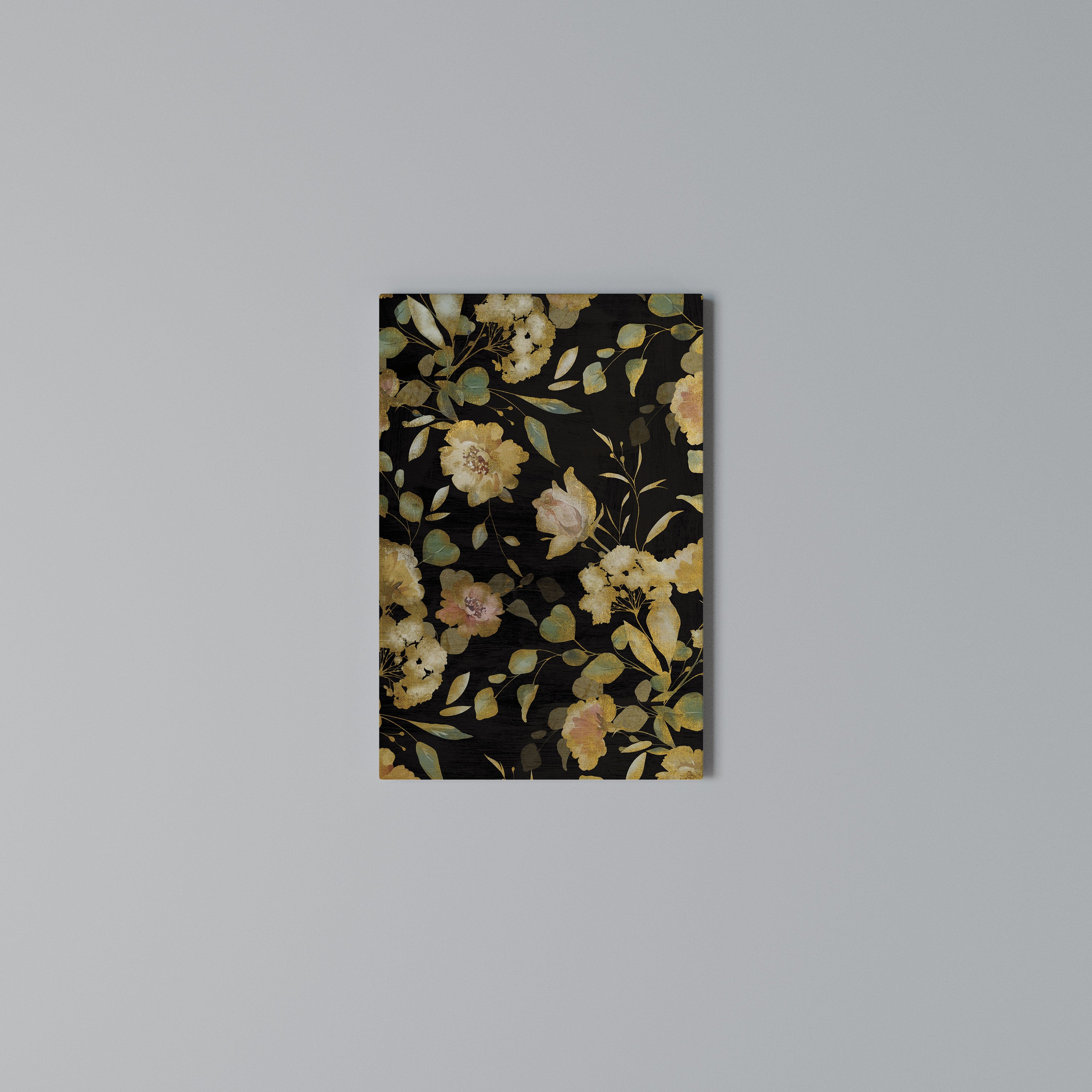 MODEST FLORAL Pionowy obraz na płótnie