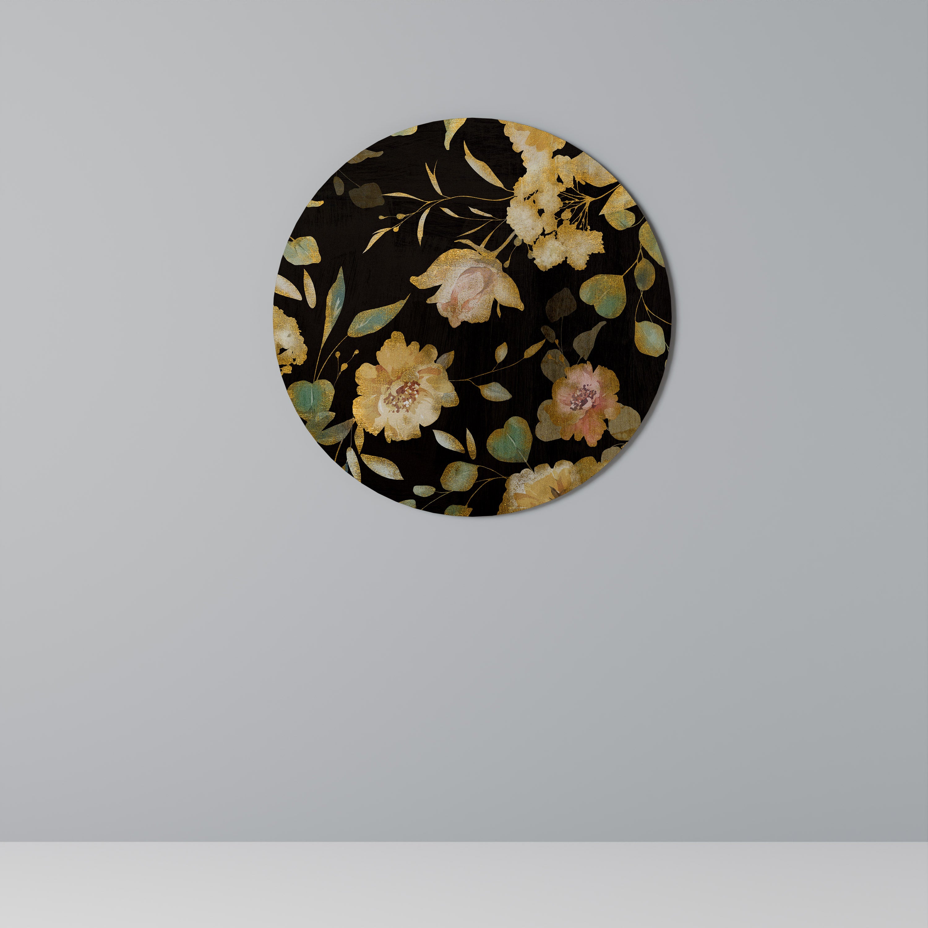 MODEST FLORAL Obraz okrągły