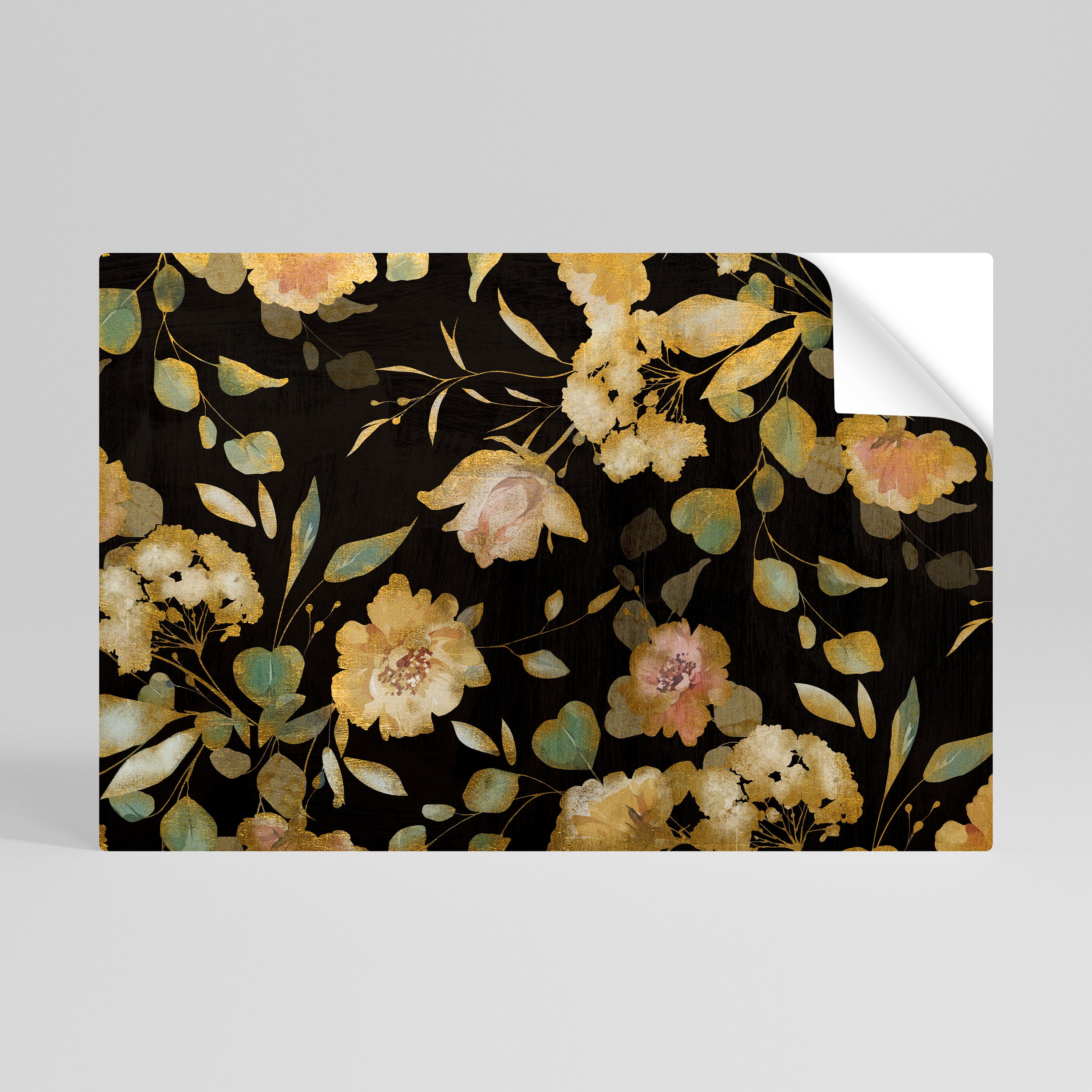 MODEST FLORAL Naklejka/Plakat poziomy