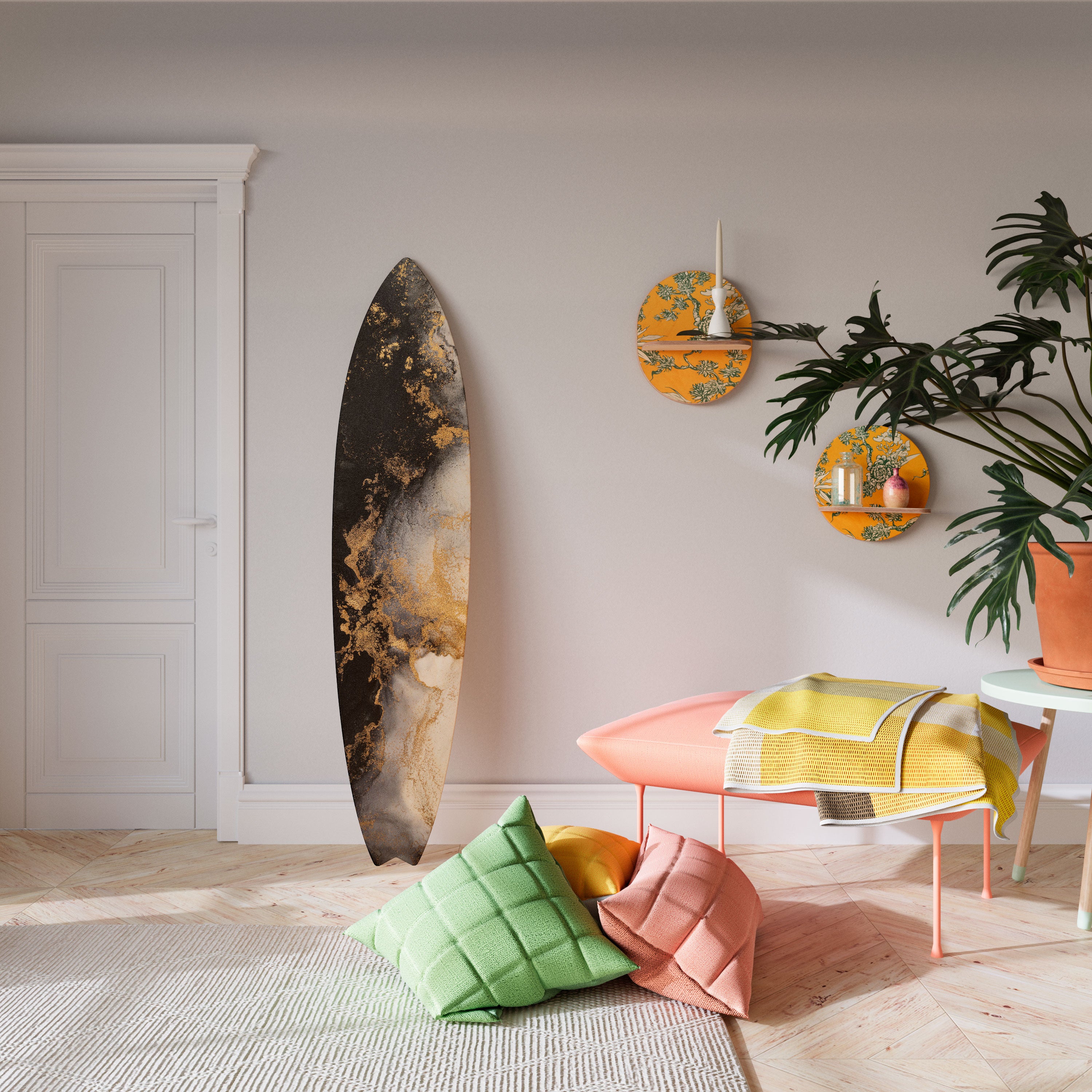 MARBLE OF TOMMORROW Dekoracyjna deska surfingowa