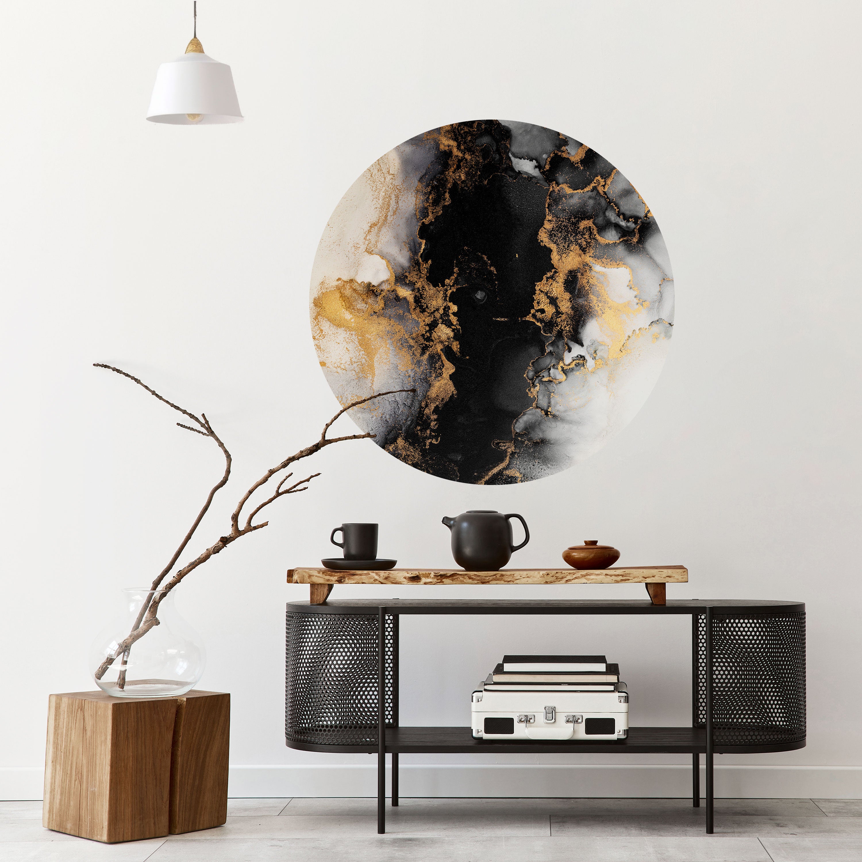 MARBLE OF TOMMORROW Naklejka okrągła